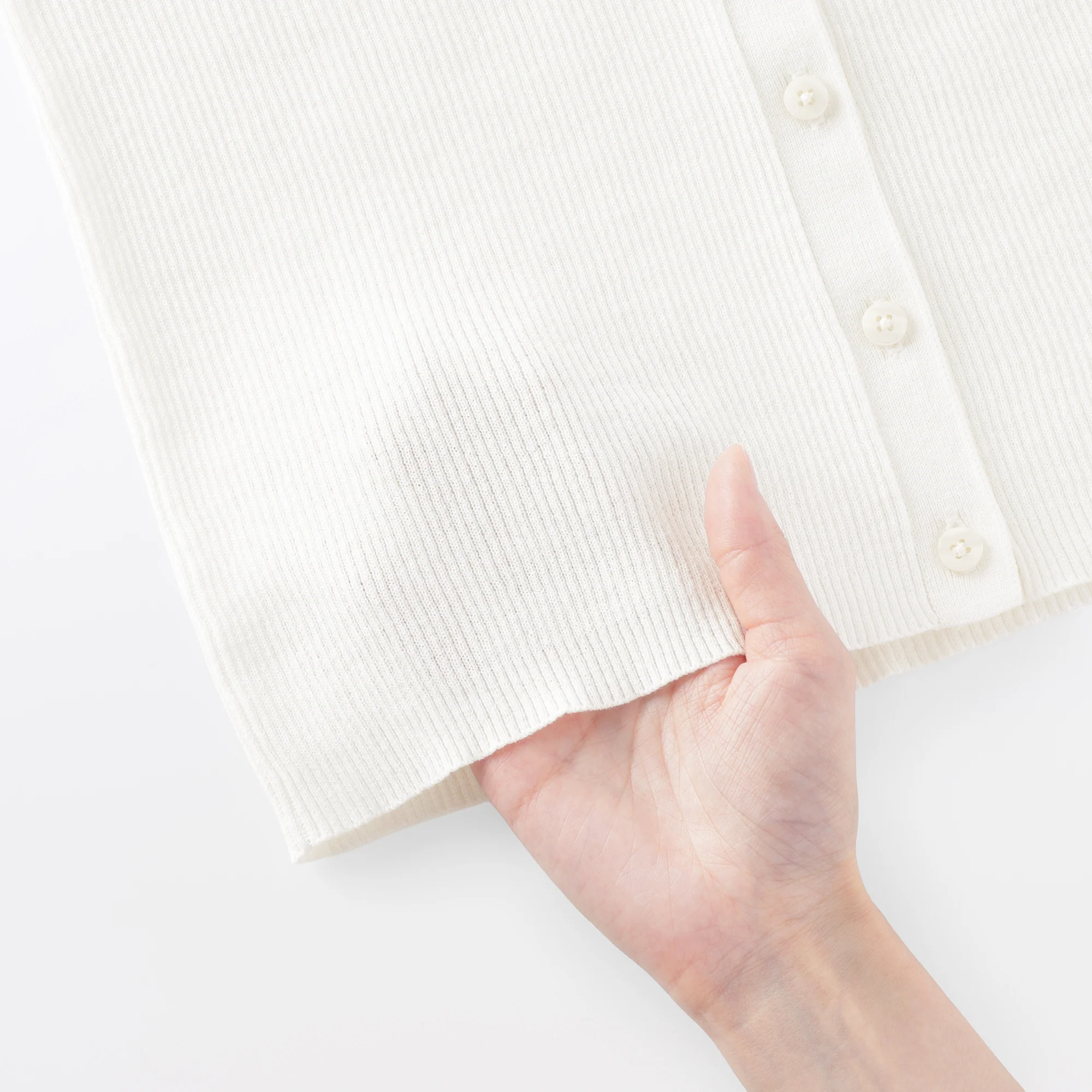 Labo High-Twist Cotton Knit Vest - Image 9