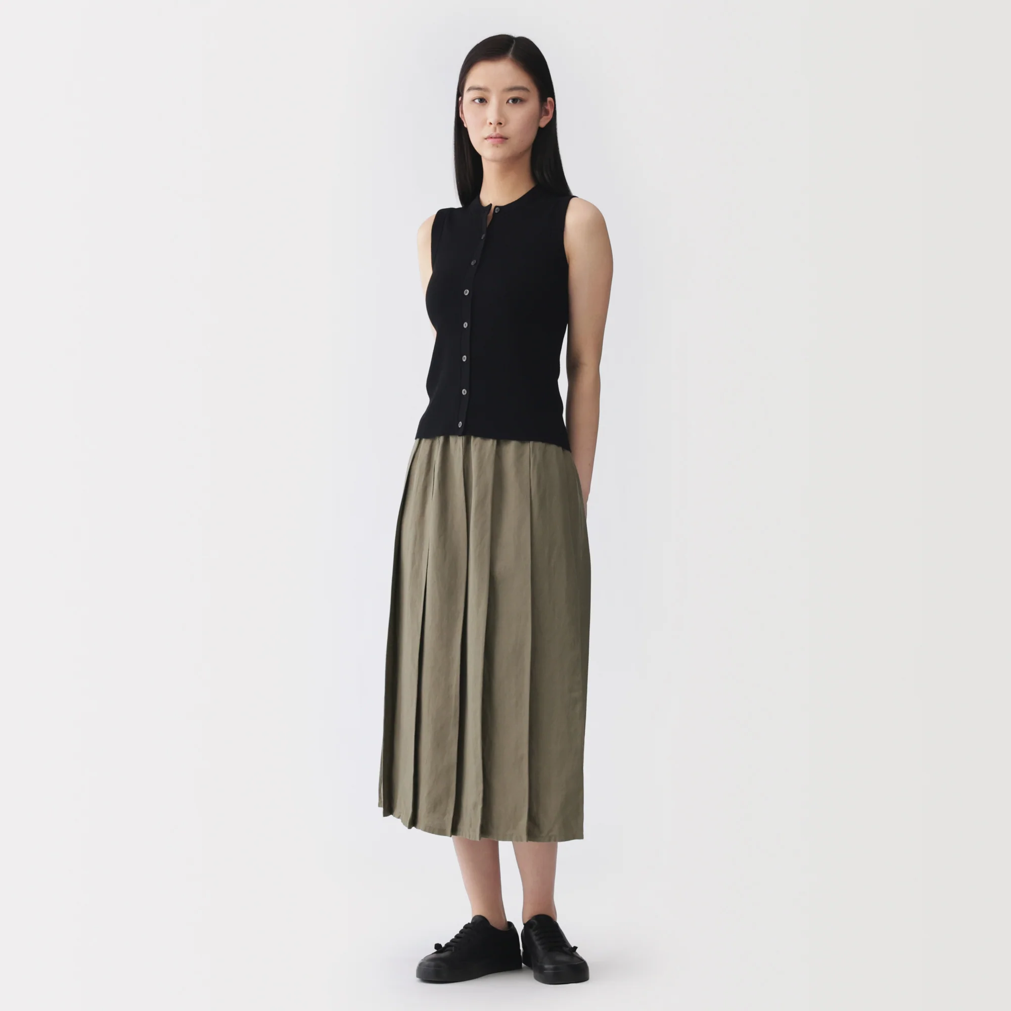 Labo Linen Lyocell Easy Skirt - Image 3