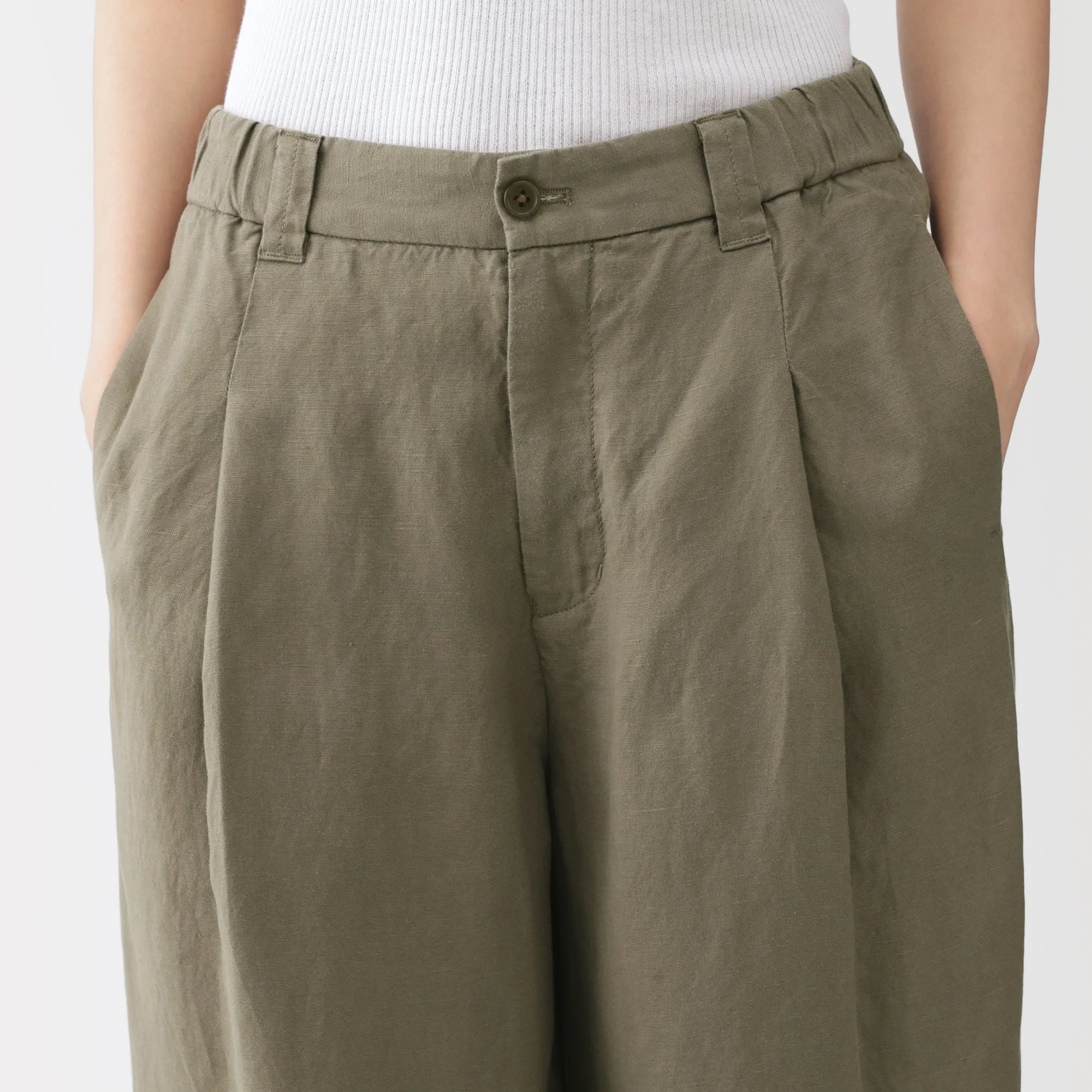 Labo Linen Lyocell Wide Pants - Image 16