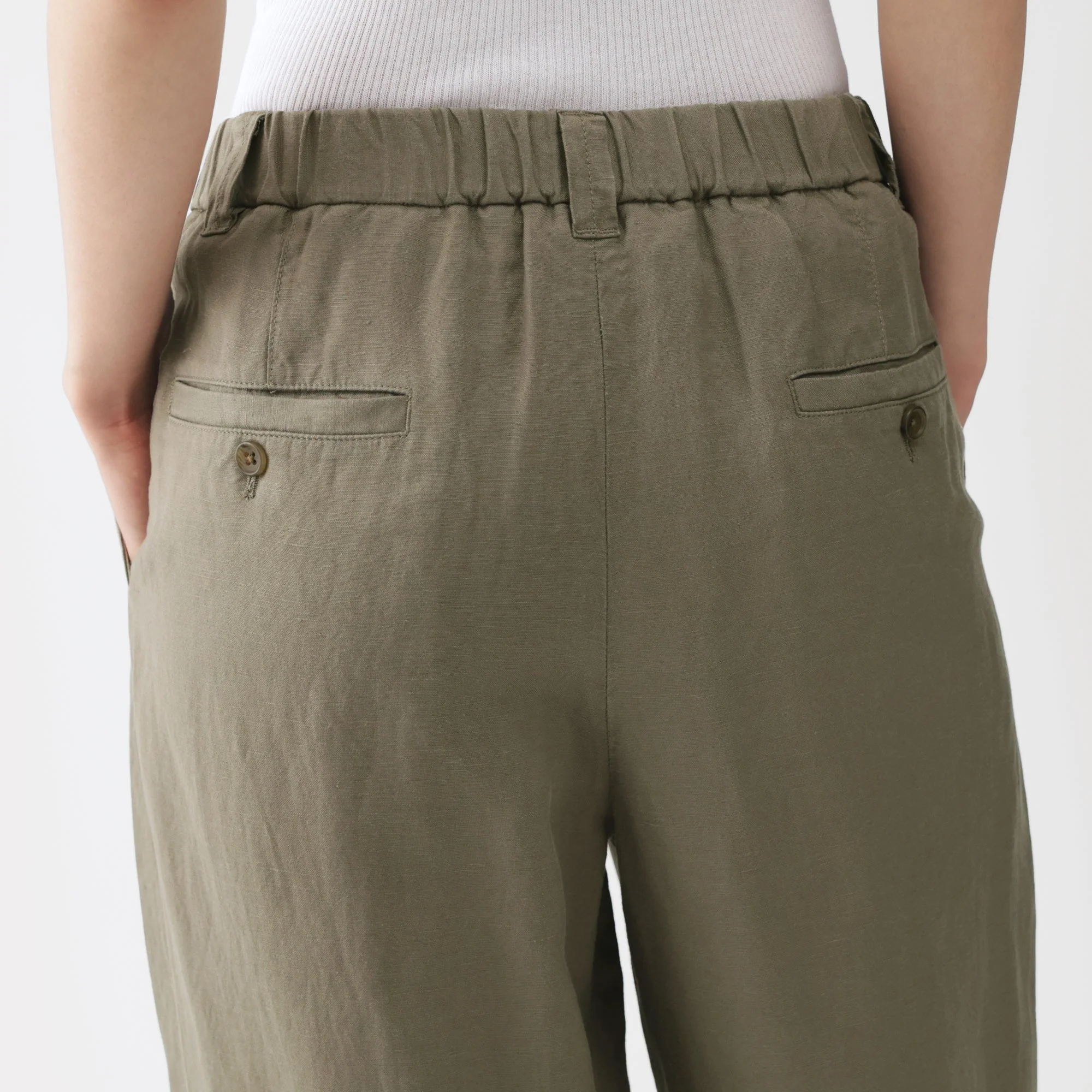 Labo Linen Lyocell Wide Pants - Image 17