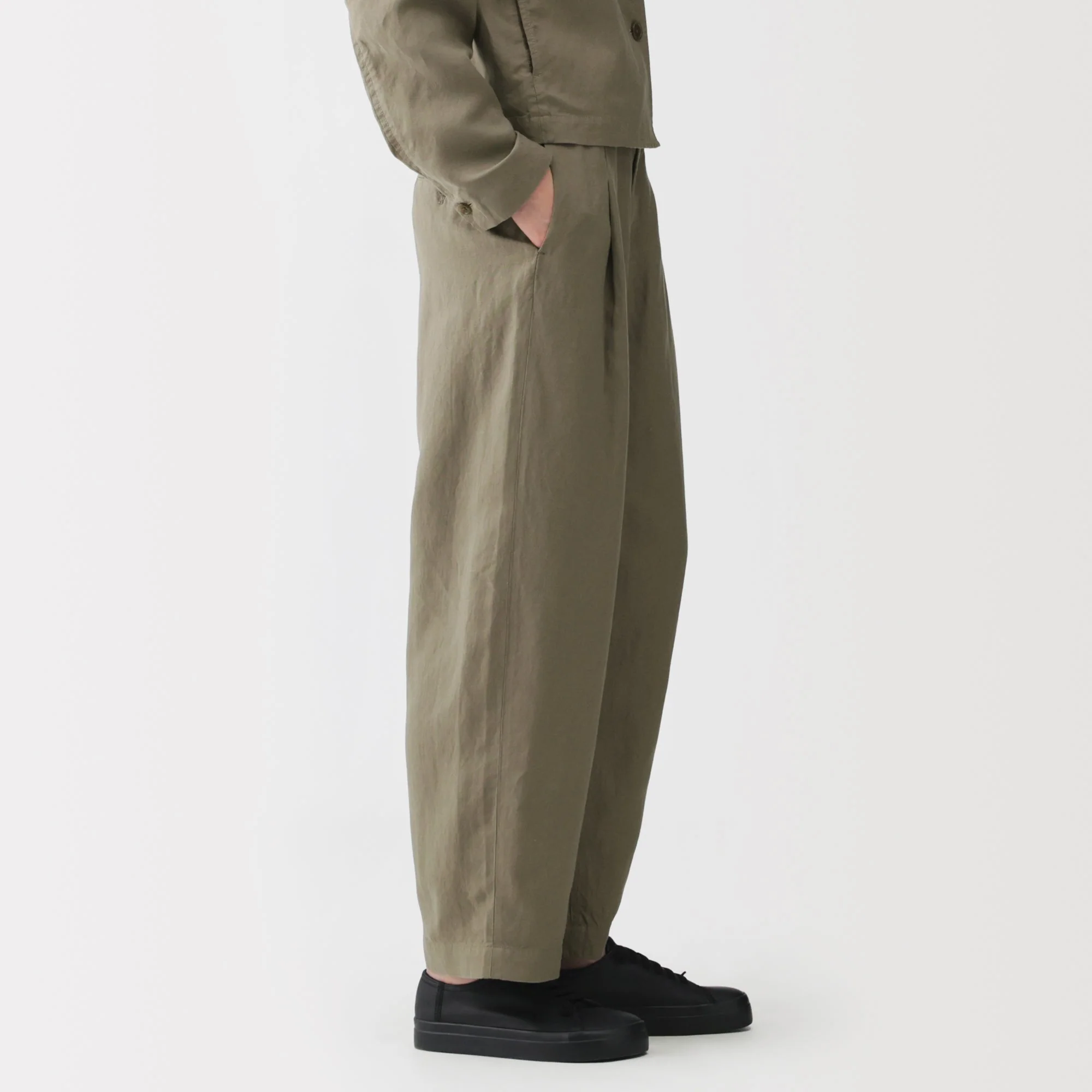 Labo Linen Lyocell Wide Pants - Image 5