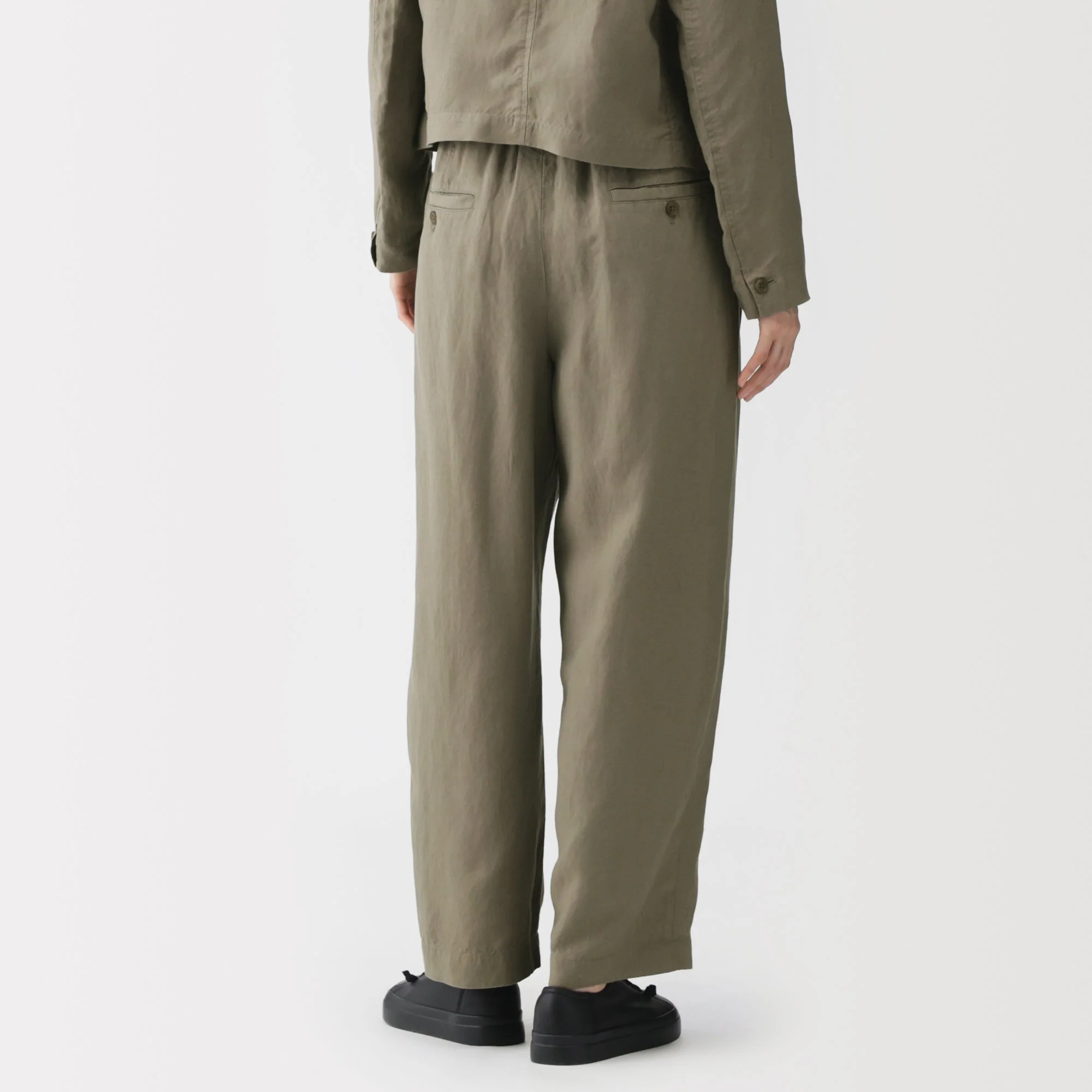 Labo Linen Lyocell Wide Pants - Image 6
