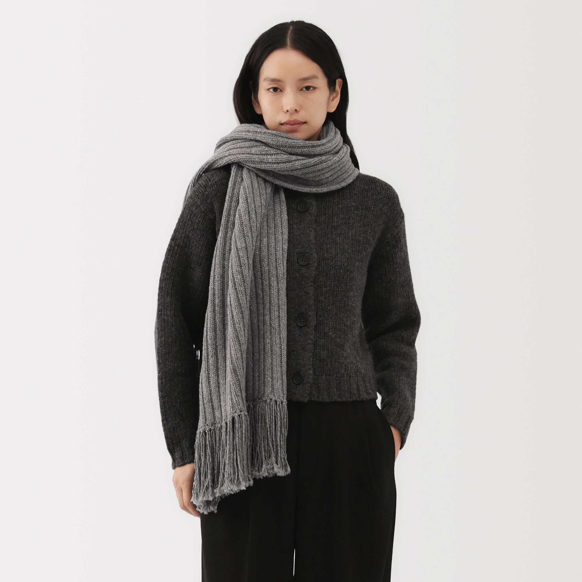 Labo Merino Wool Low-Gauge Stole - Image 4