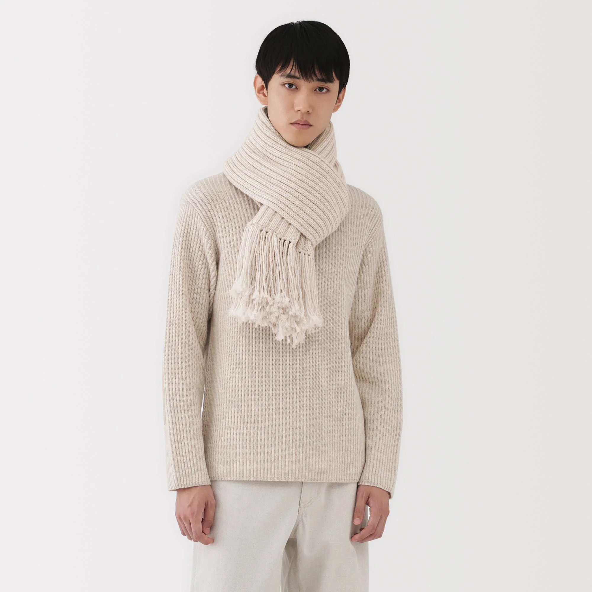 Labo Merino Wool Low-Gauge Stole - Image 8