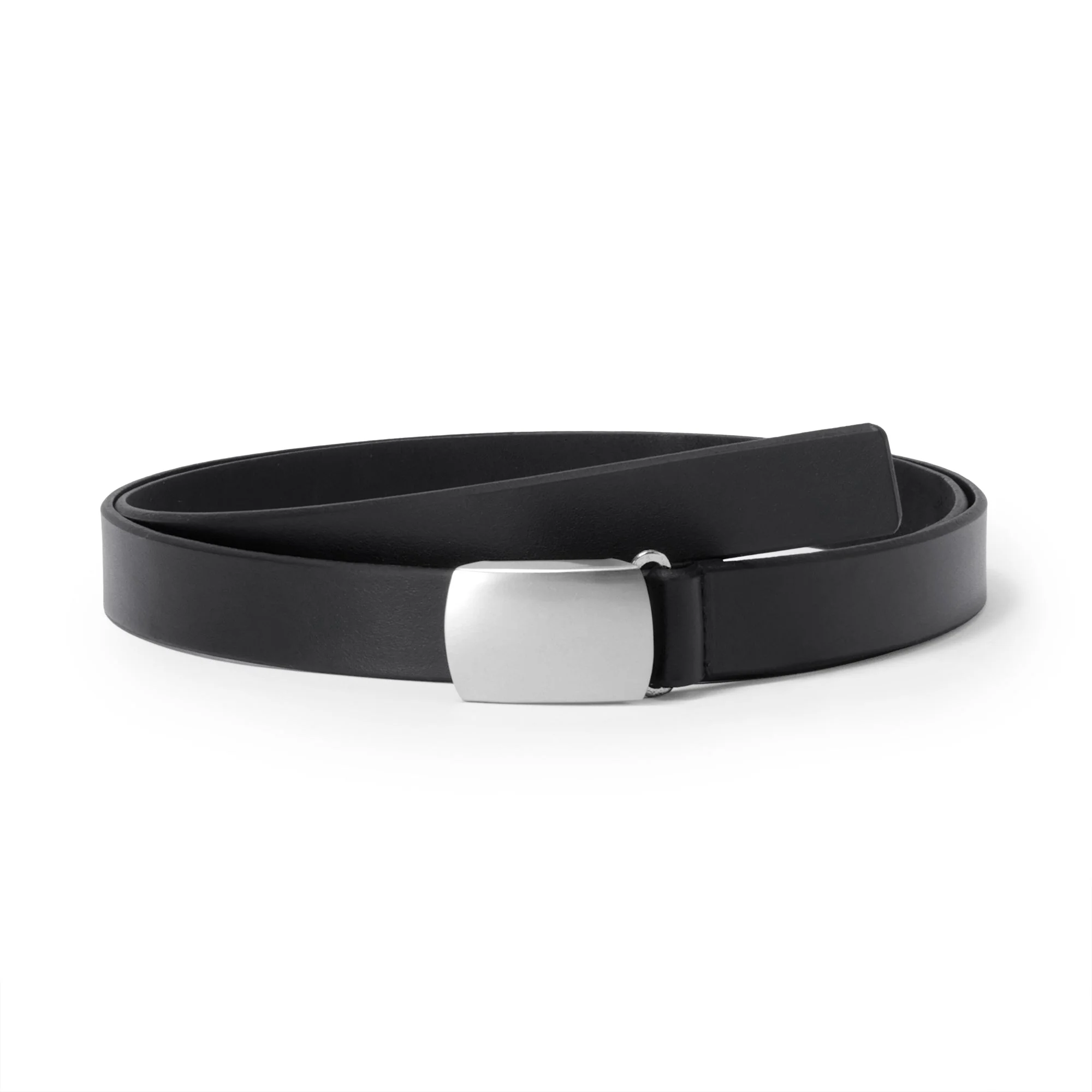 Labo Olive Leather Holeless Belt