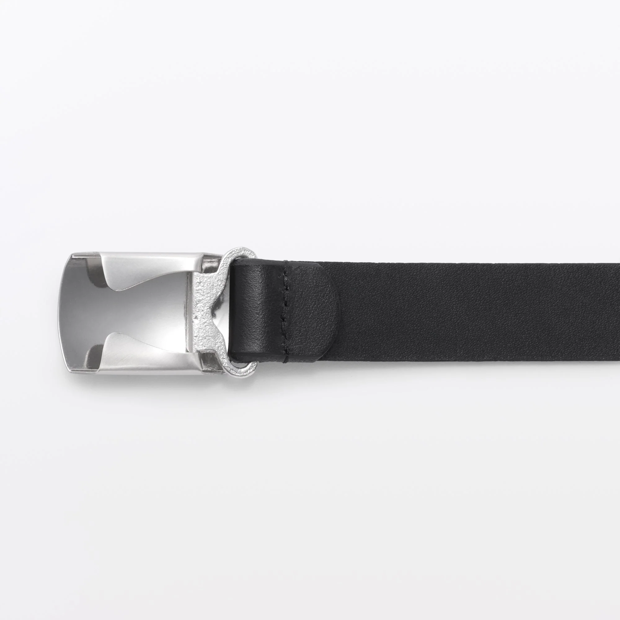 Labo Olive Leather Holeless Belt - Image 3