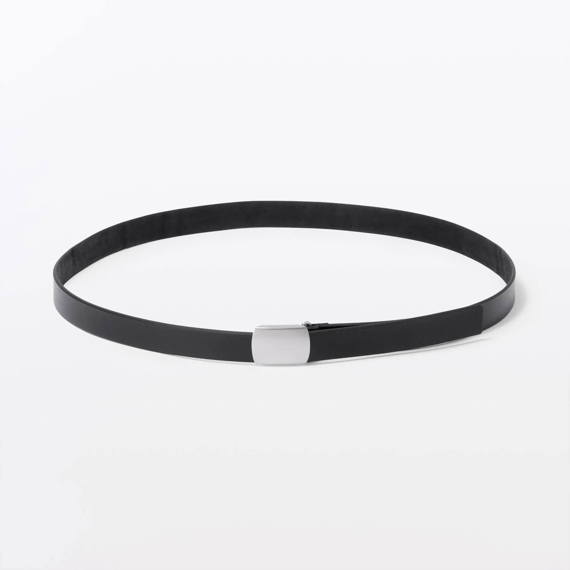 Labo Olive Leather Holeless Belt - Image 5