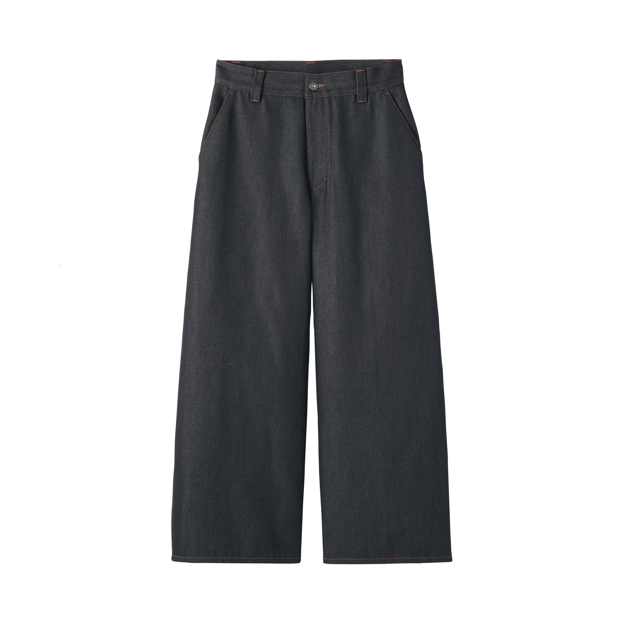 Labo Polyester Denim Barrel Pants - Image 2