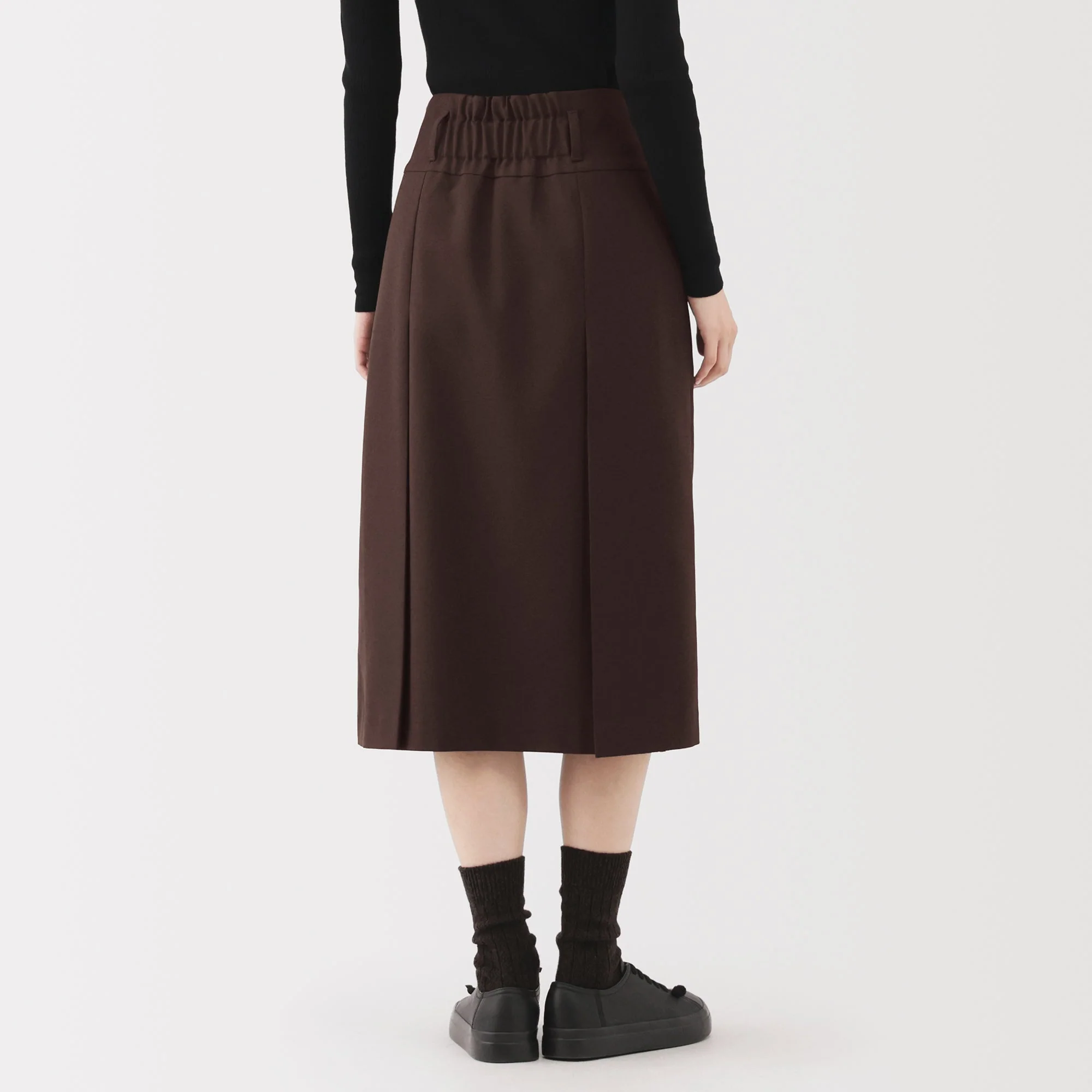 Labo Polyester Twill Tuck Skirt - Image 6