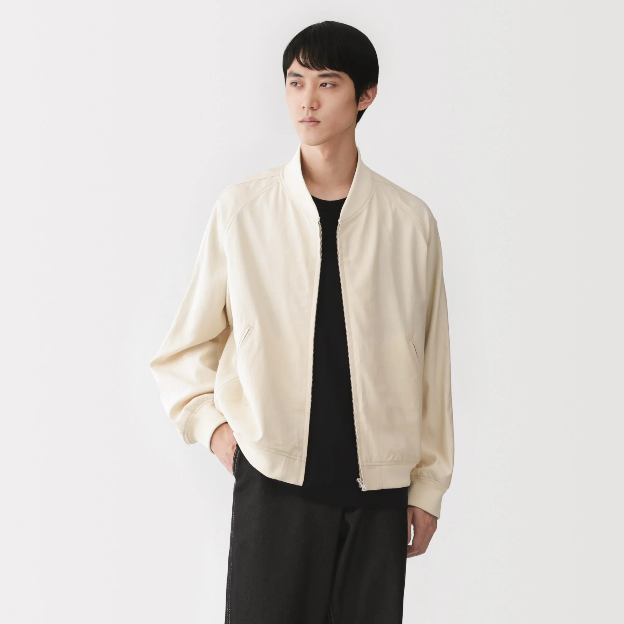 Labo Rayon Cotton Short Blouson