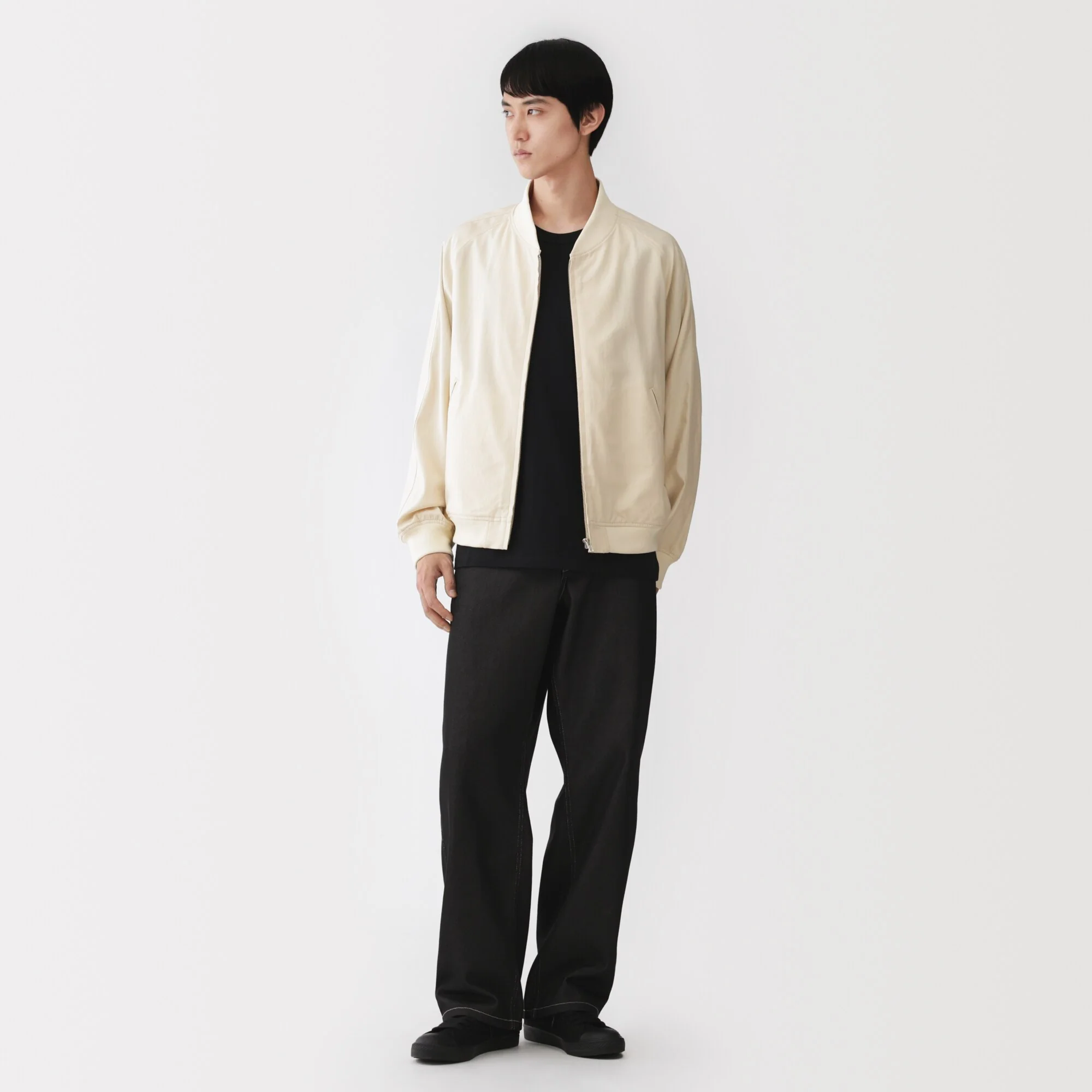 Labo Rayon Cotton Short Blouson - Image 4