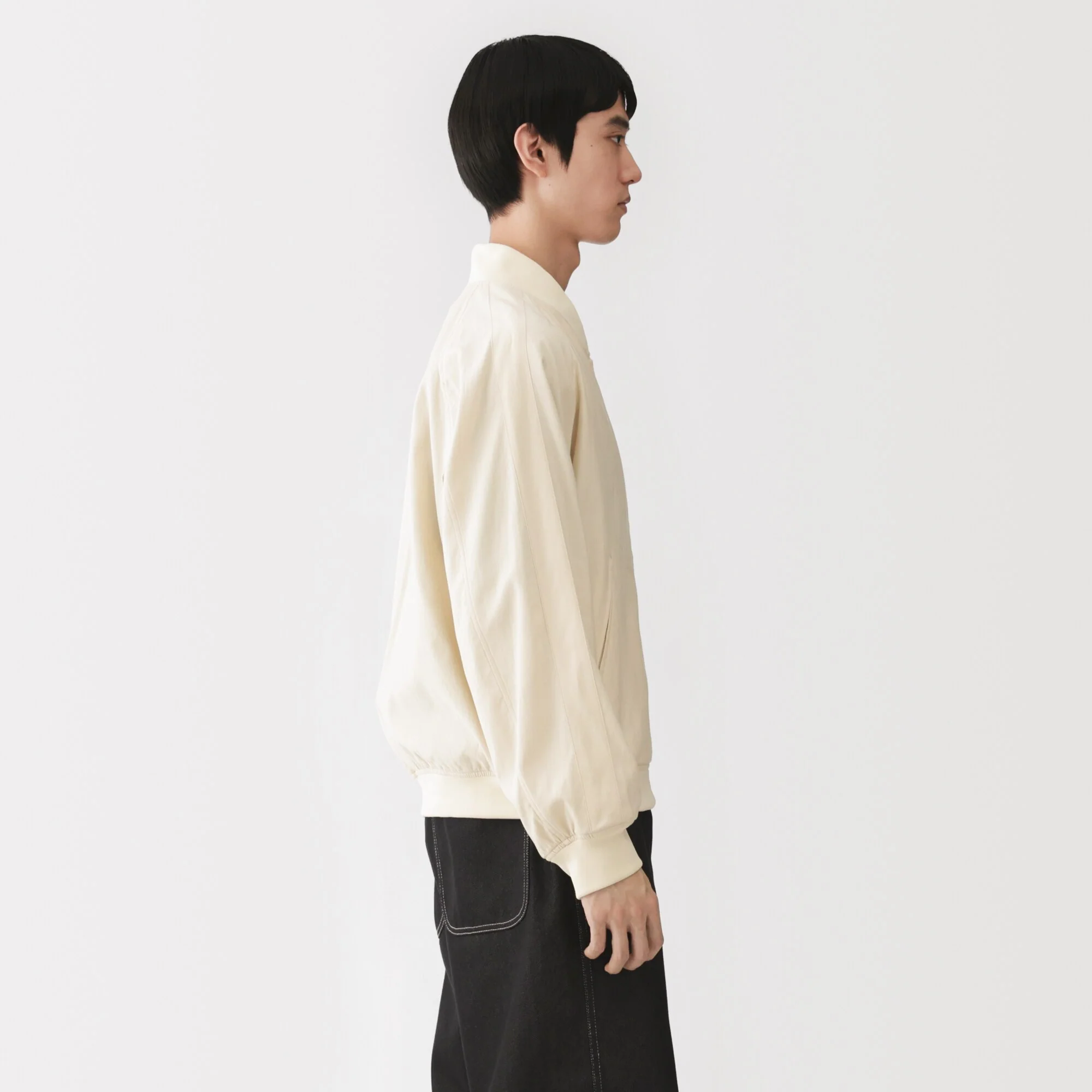 Labo Rayon Cotton Short Blouson - Image 5