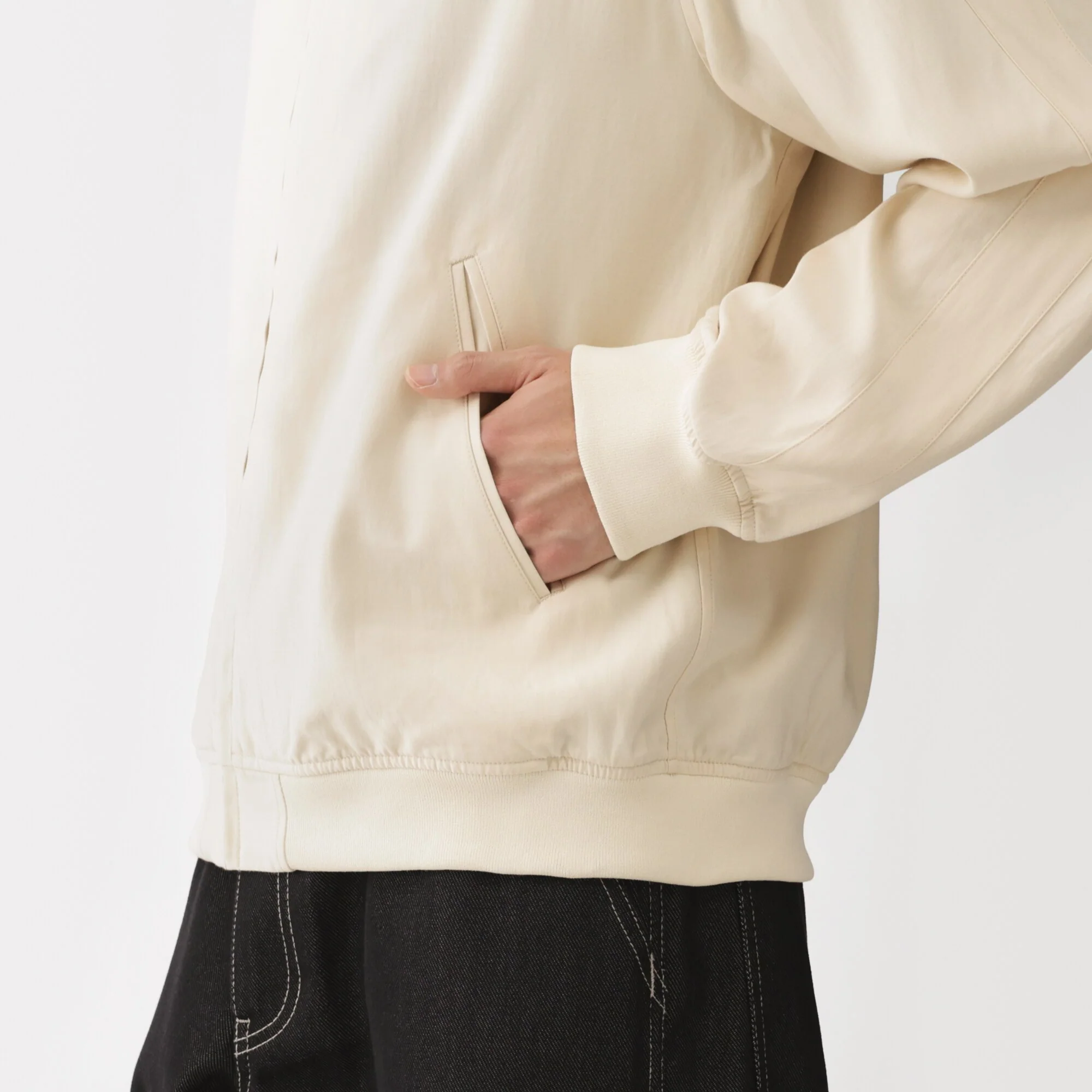 Labo Rayon Cotton Short Blouson - Image 8