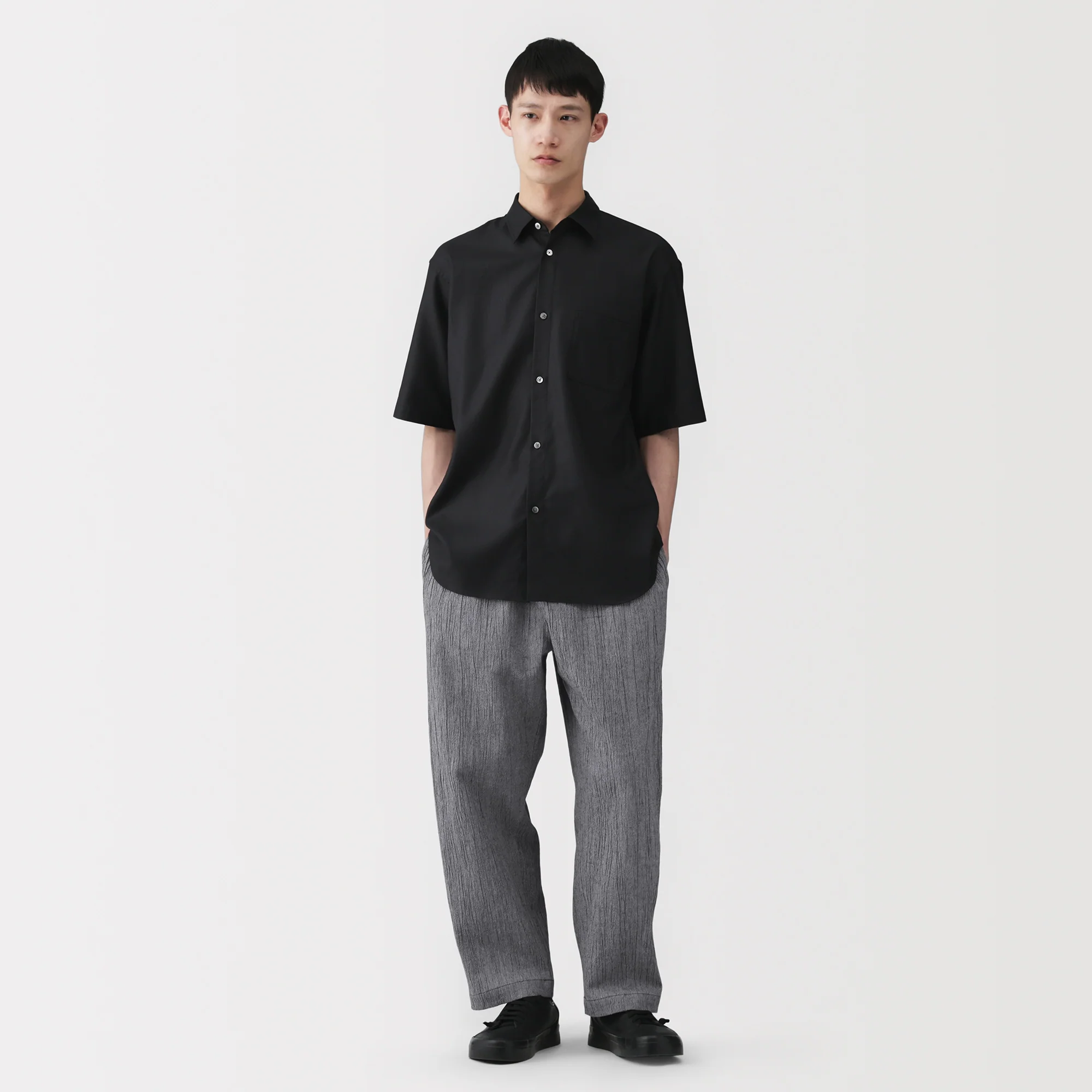 Labo Takashima Chijimi Easy Pants