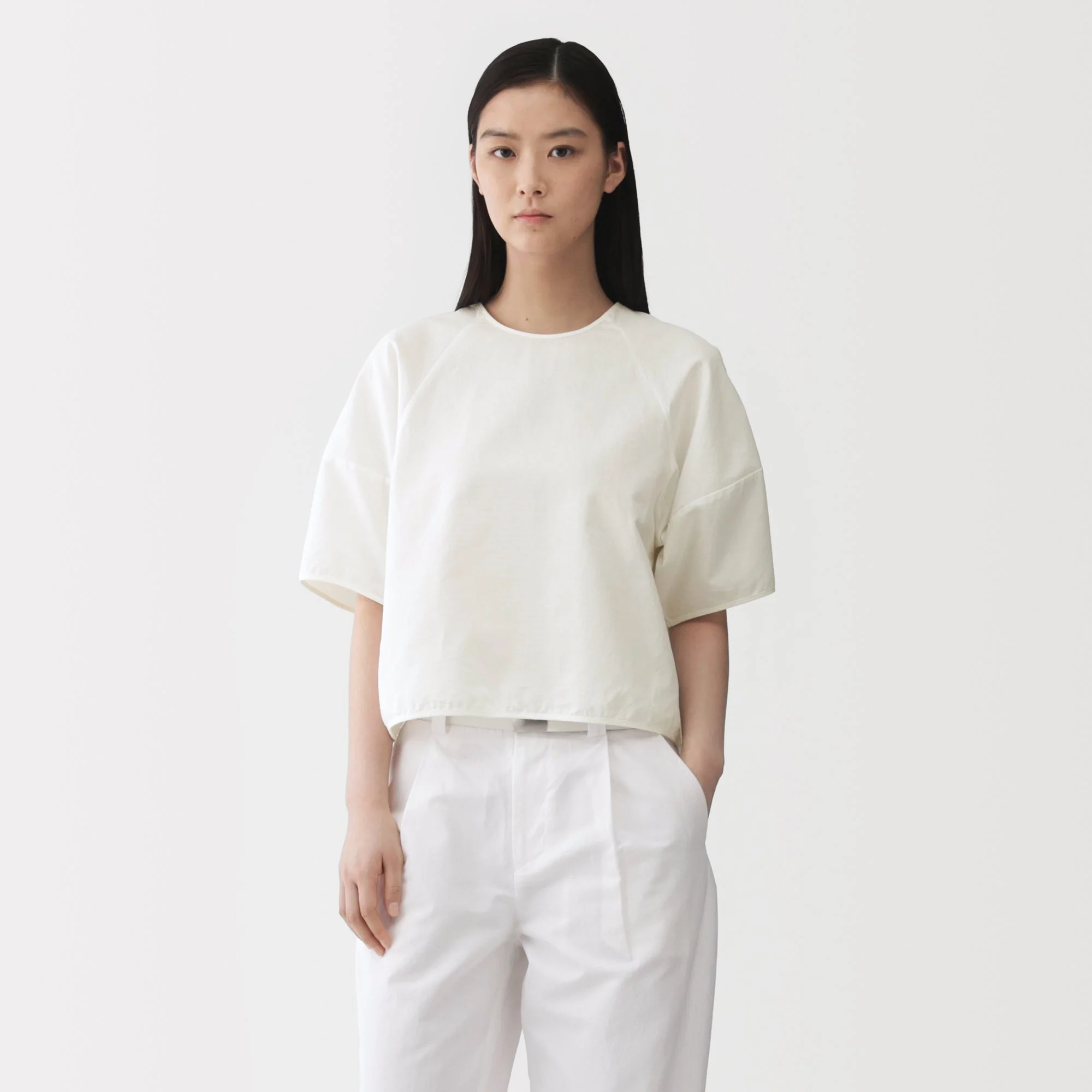 Labo Washi Blend Basket Weave Blouse