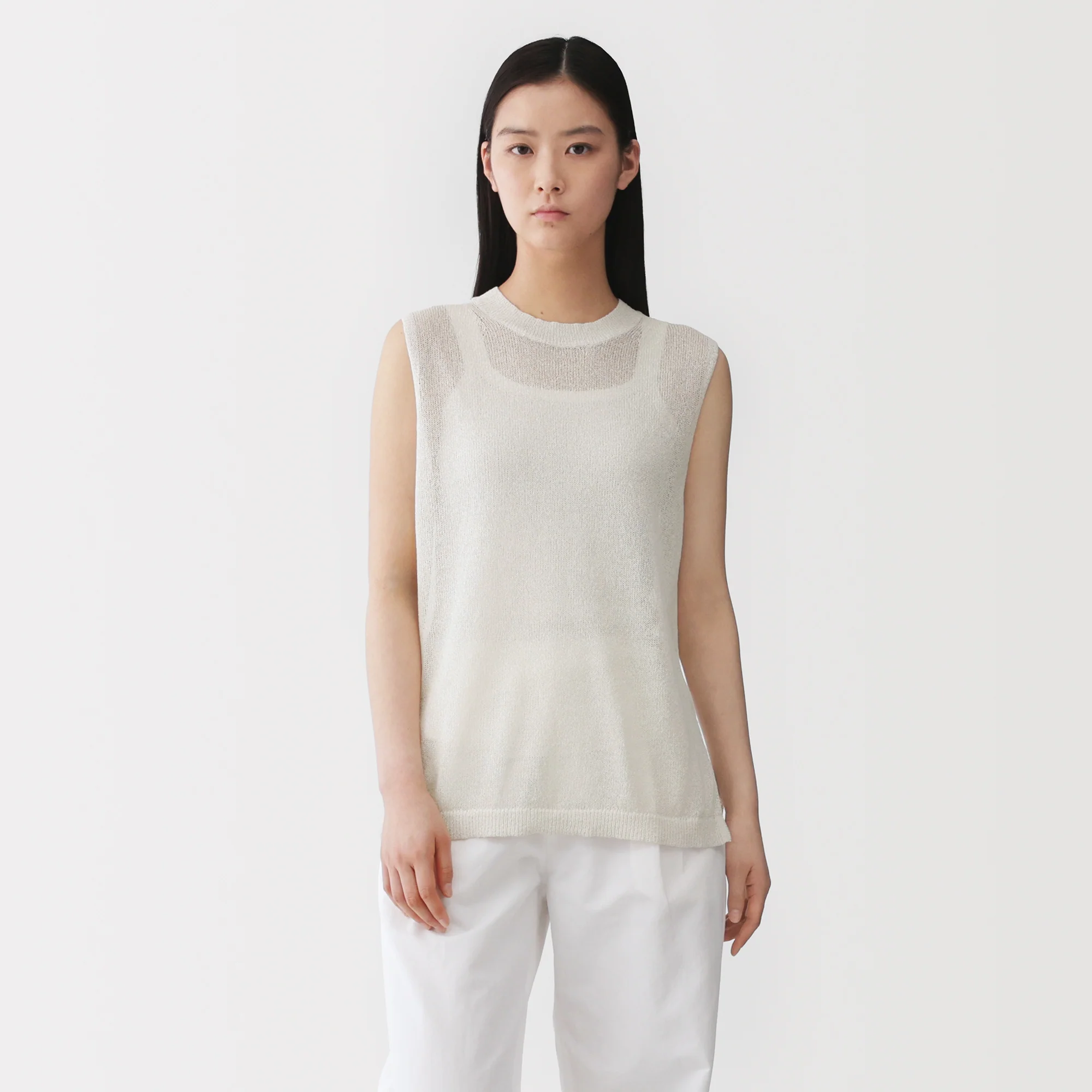 Labo Washi Blend Sleeveless Sweater