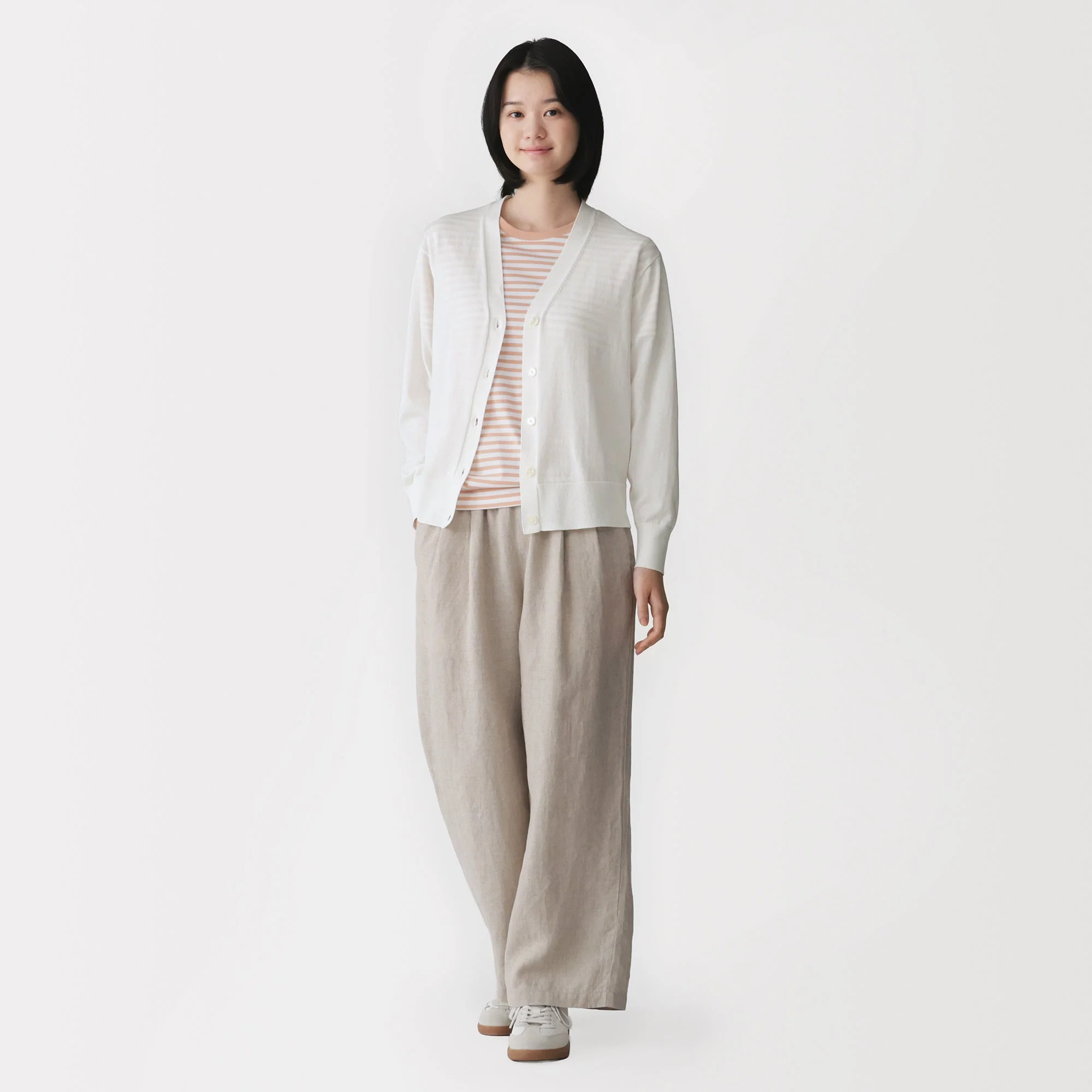 Light Knit V-Neck Cardigan - Image 12
