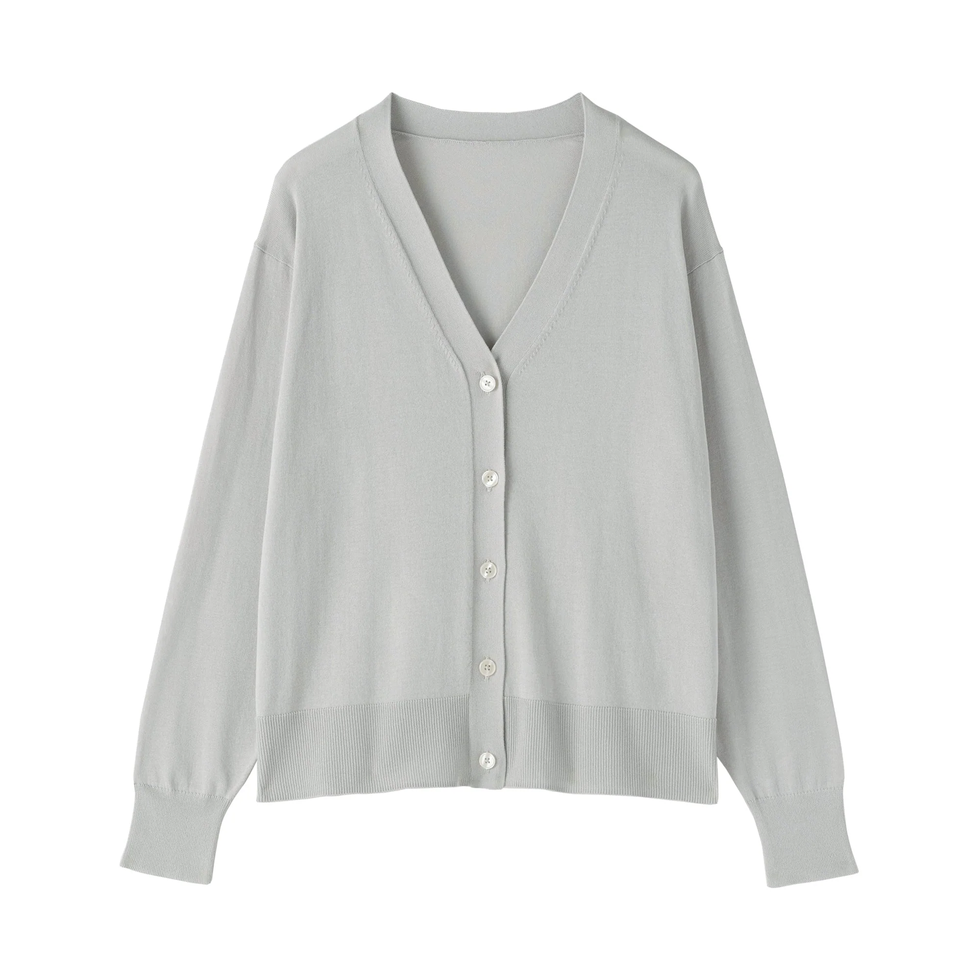 Light Knit V-Neck Cardigan - Image 18