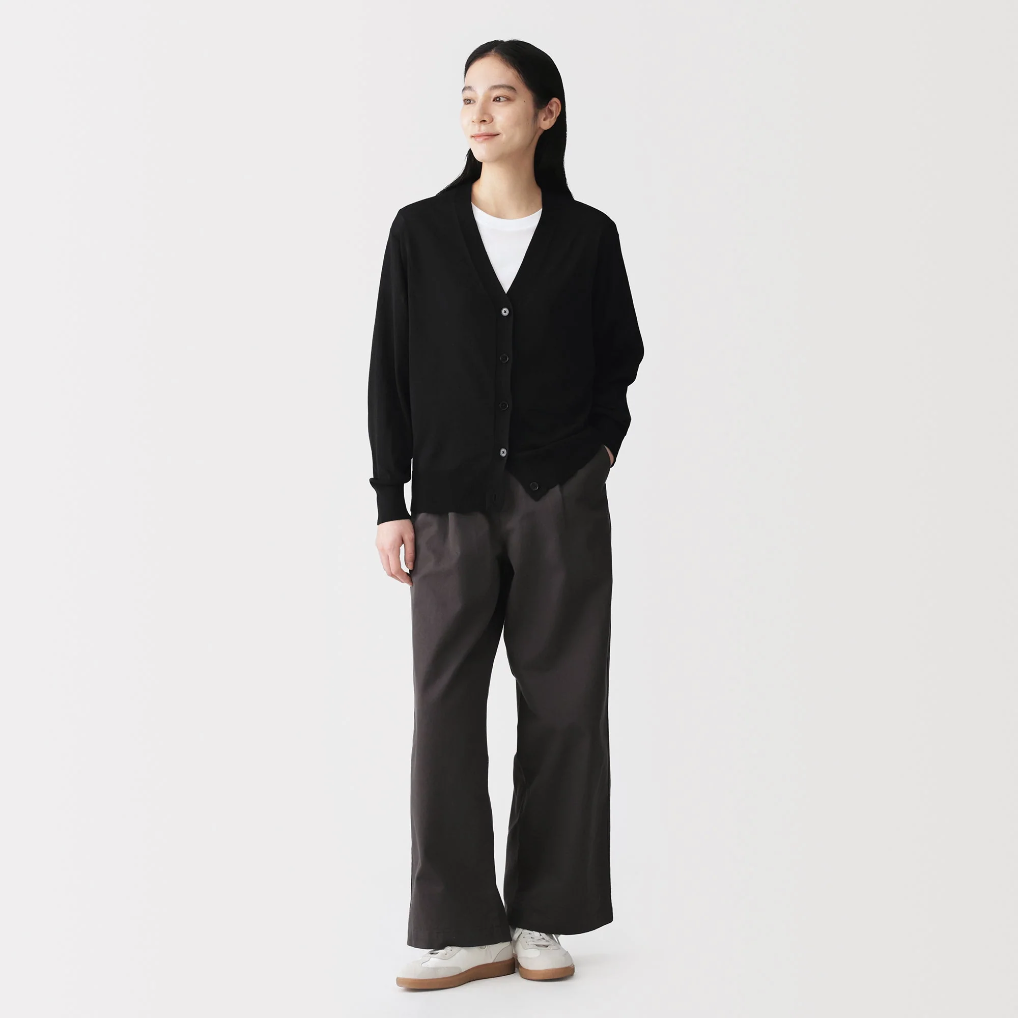 Light Knit V-Neck Cardigan - Image 28