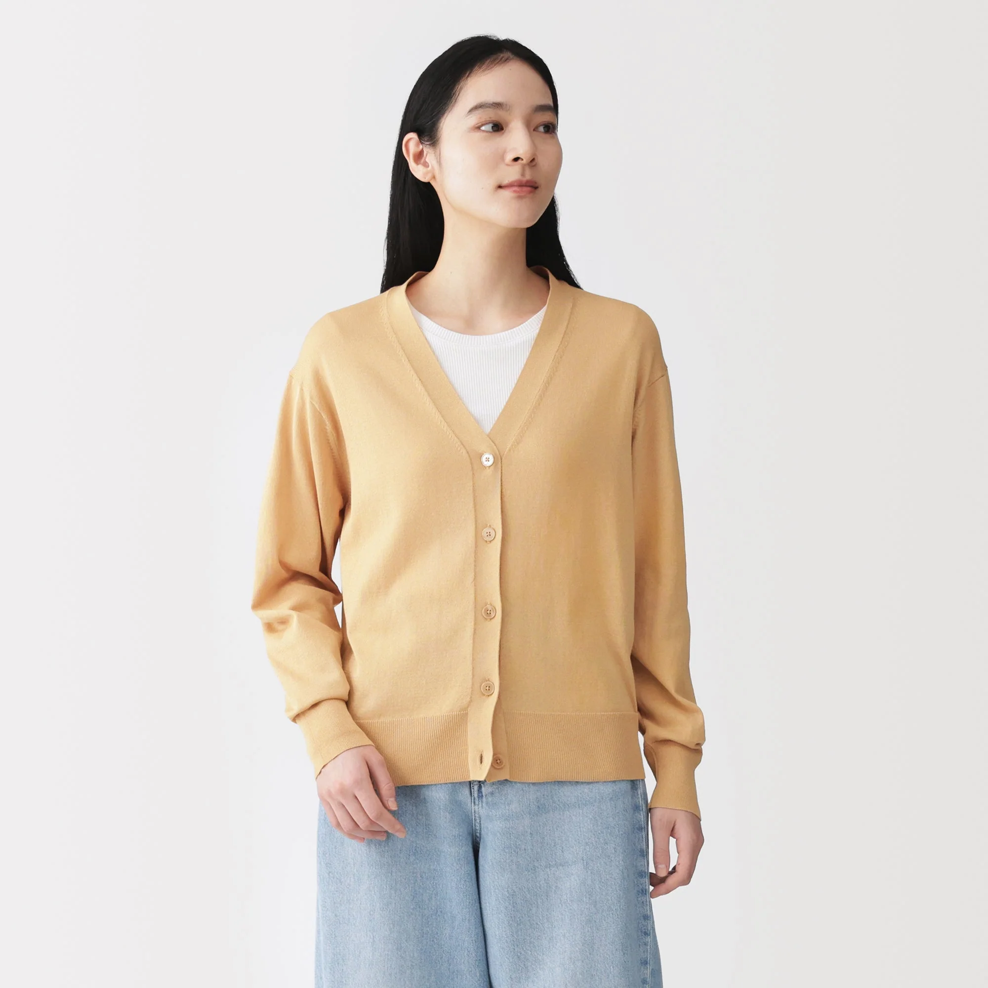Light Knit V-Neck Cardigan - Image 35