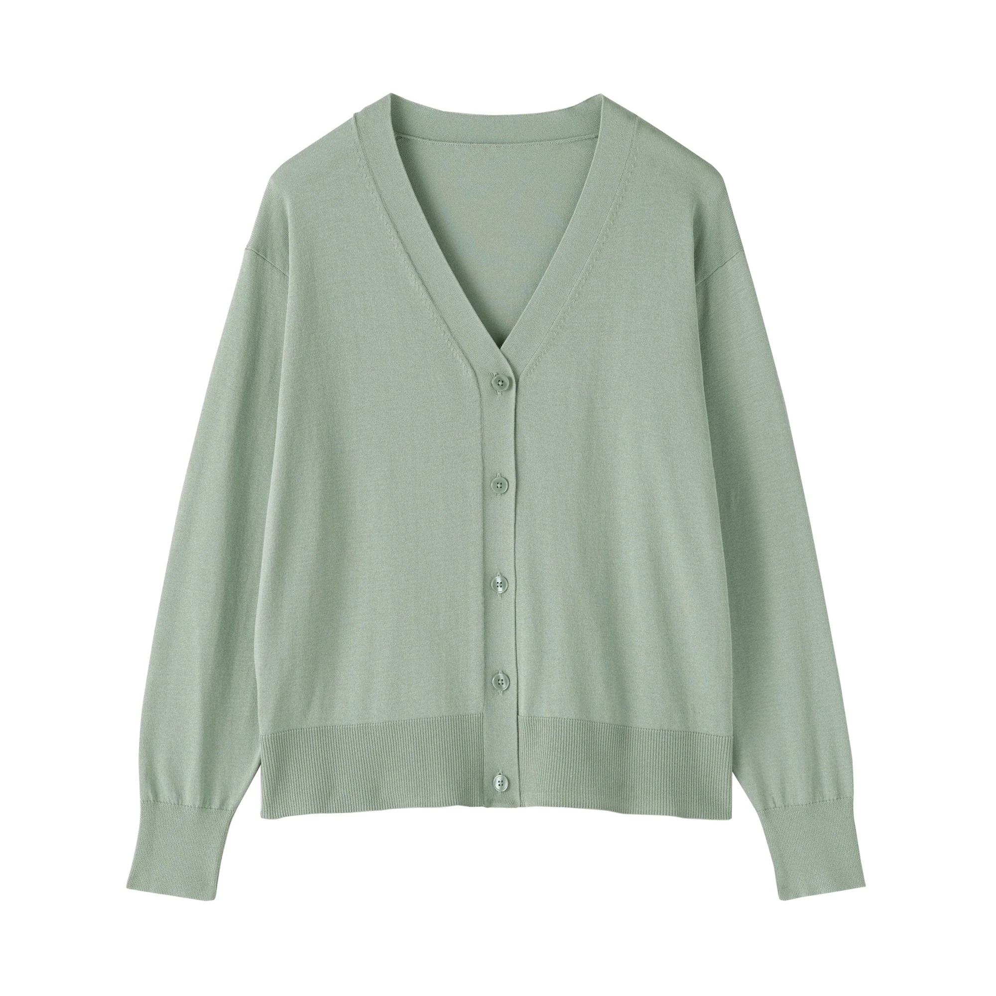 Light Knit V-Neck Cardigan - Image 42