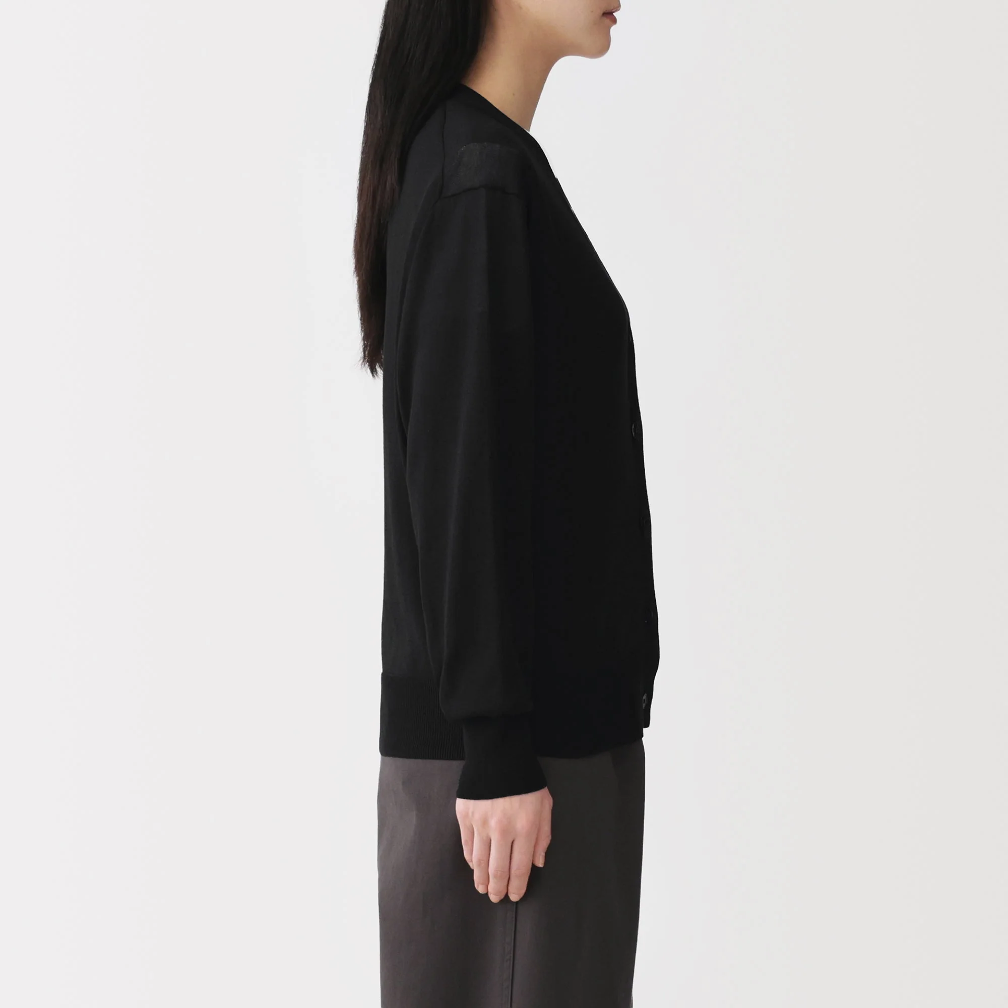 Light Knit V-Neck Cardigan - Image 53