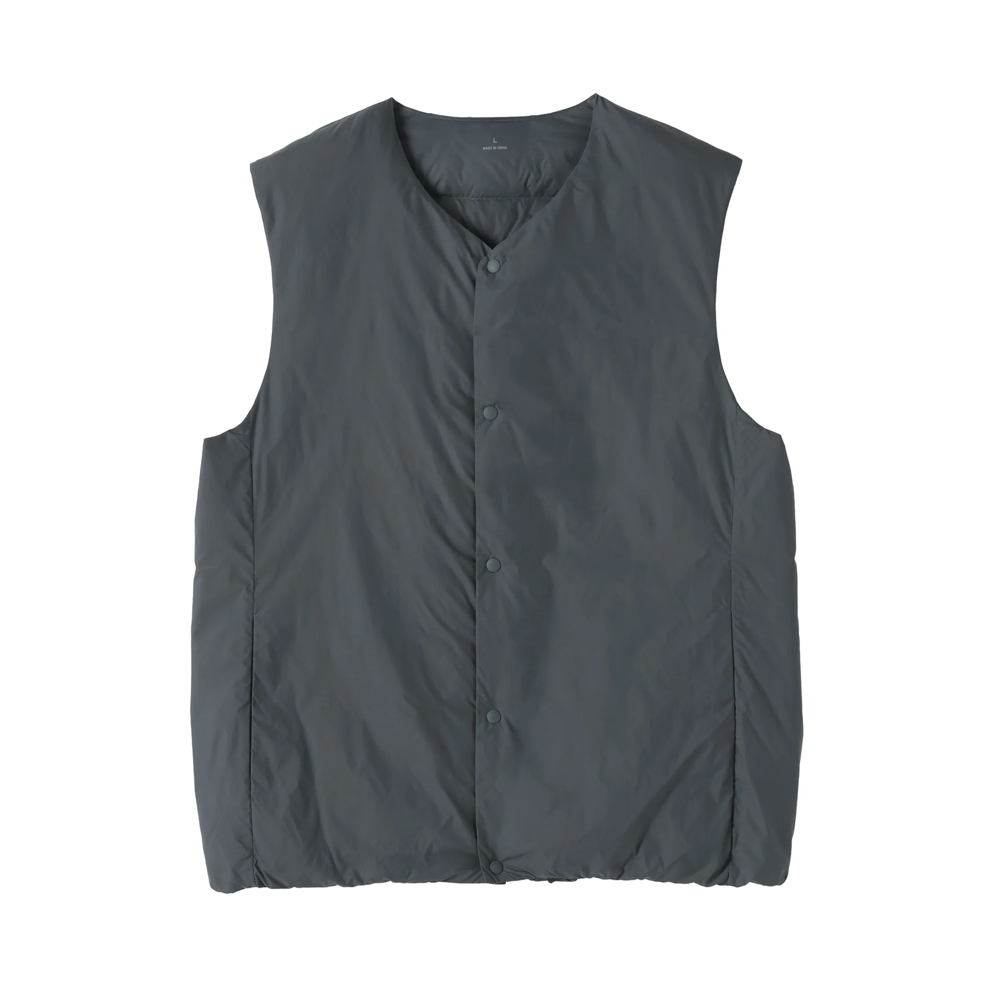 Lightweight Down Collarless Vest - Image 24