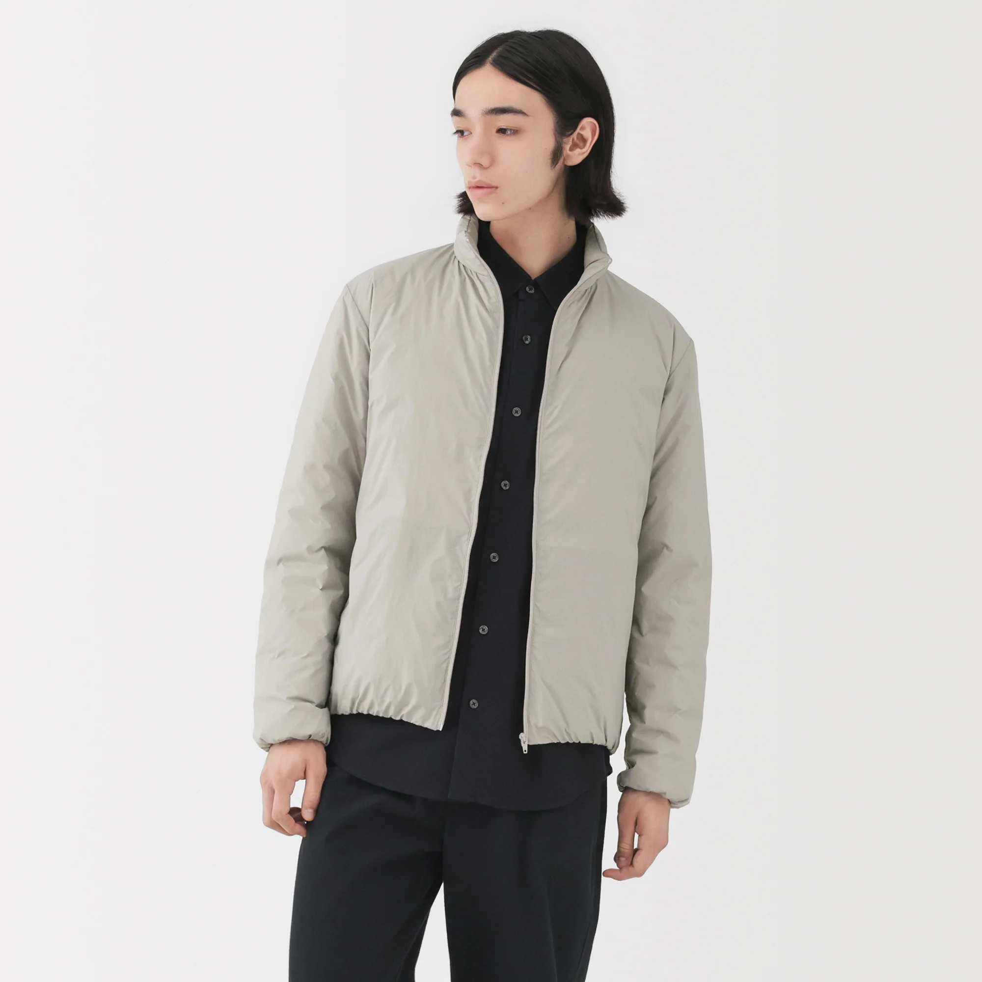 Lightweight Down Stand Collar Jacket