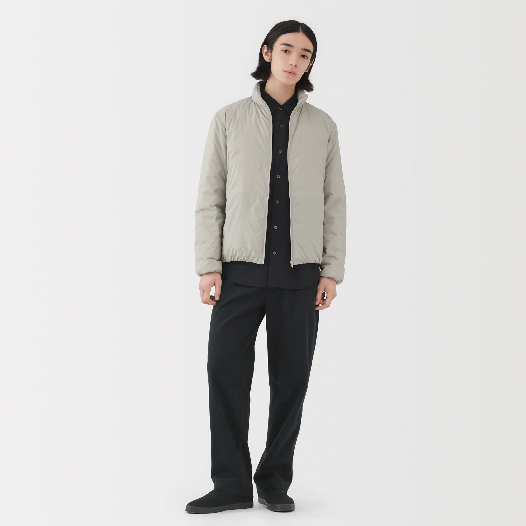 Lightweight Down Stand Collar Jacket - Image 4