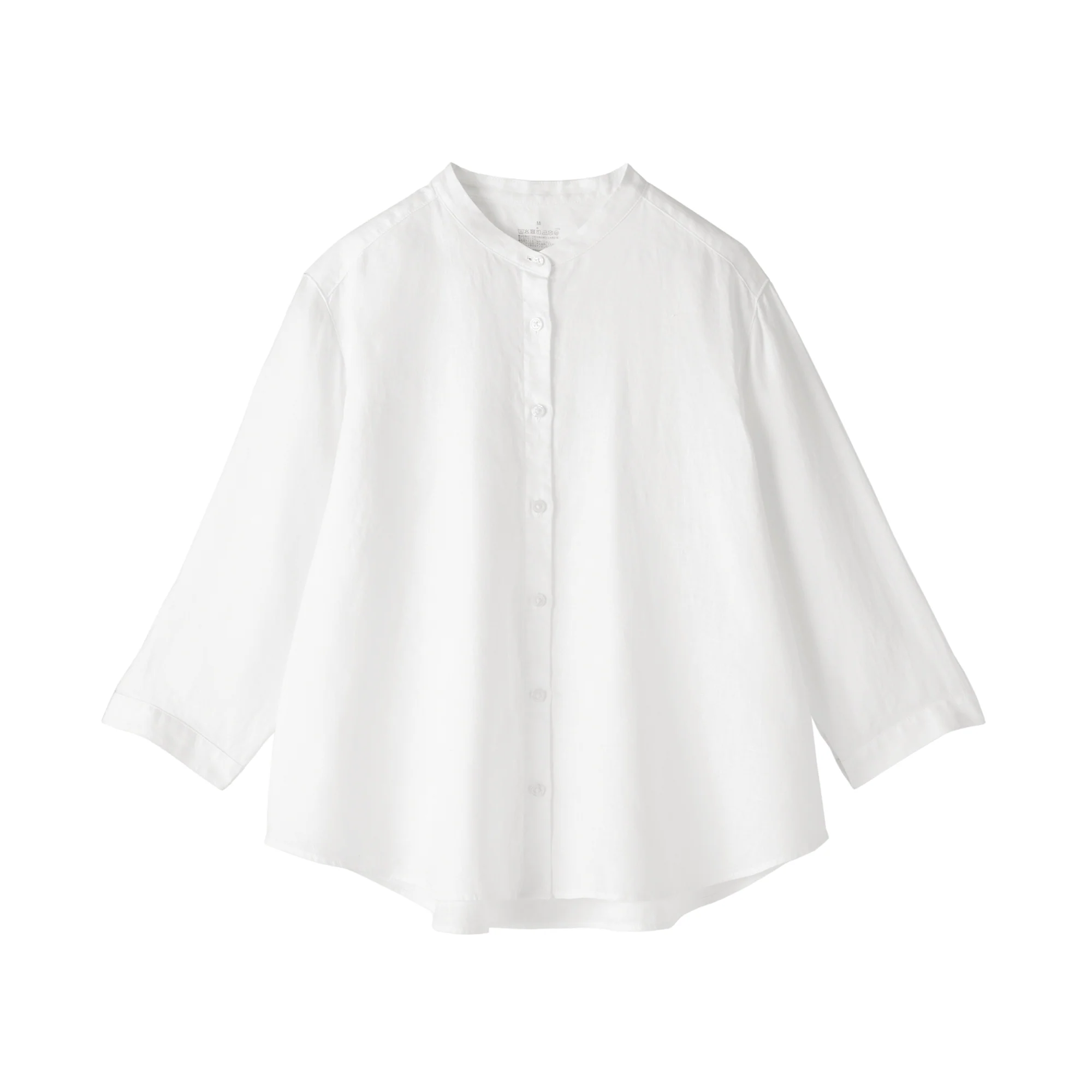 Linen 3/4 Sleeve Blouse - Image 11