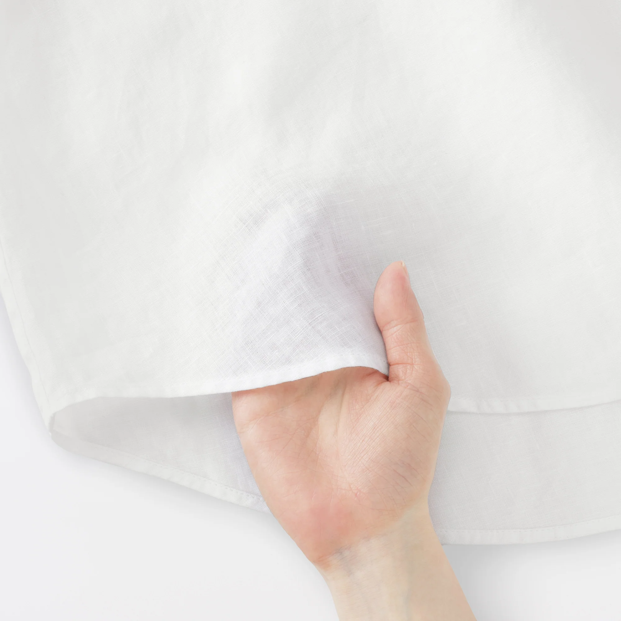 Linen 3/4 Sleeve Blouse - Image 28