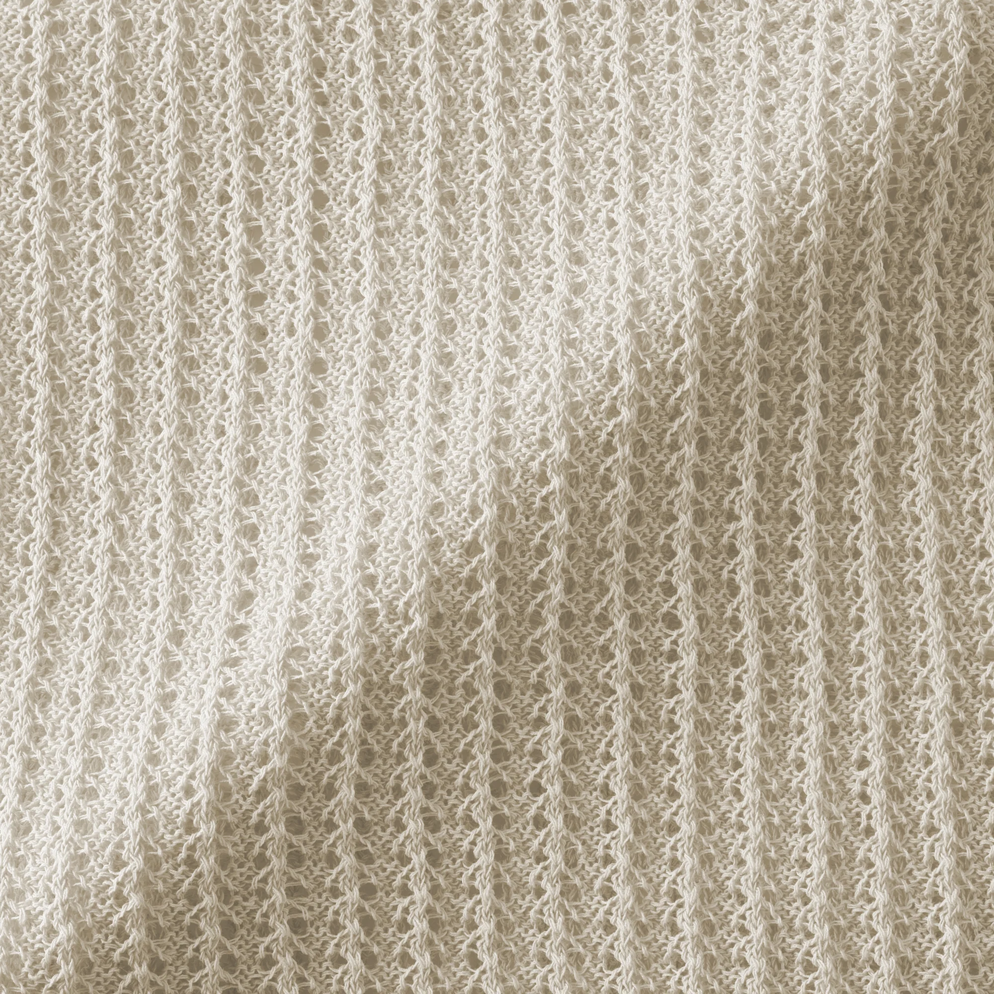 Linen Blend Mesh Wide Sweater - Image 27