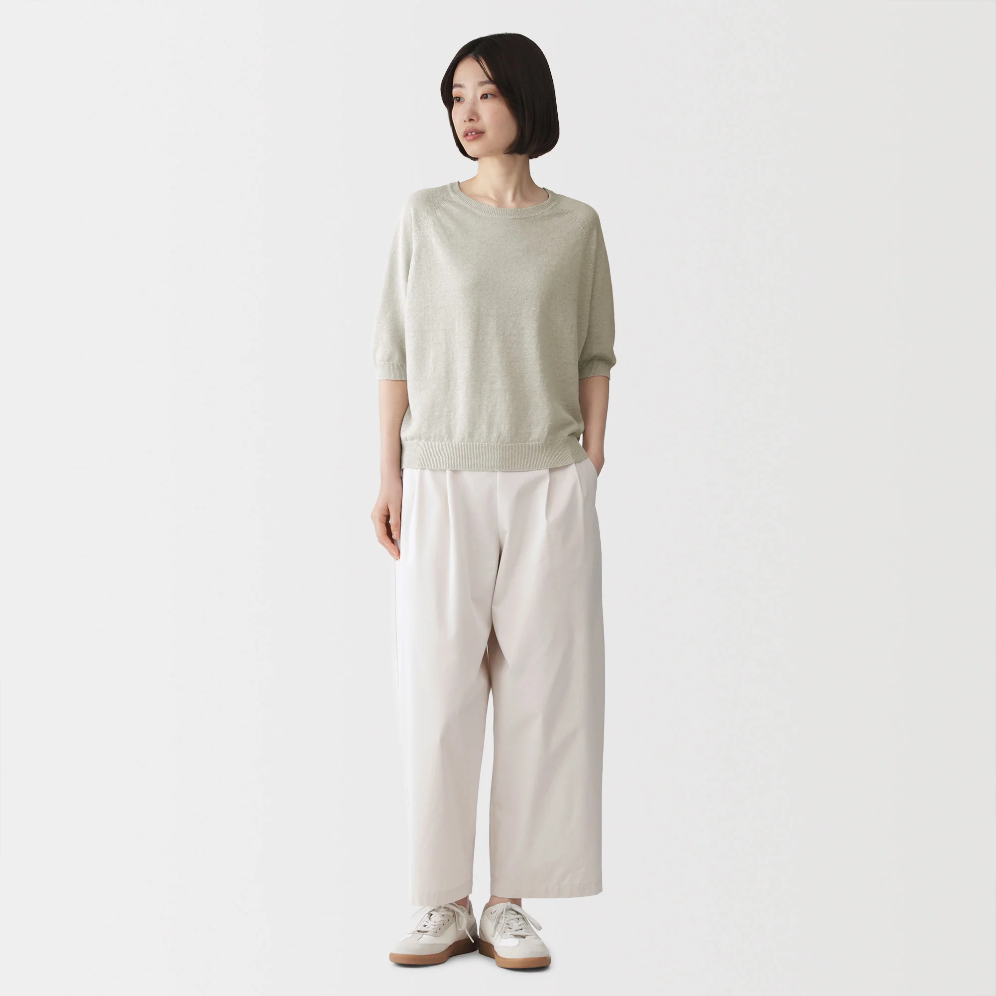 Linen Half Sleeve Sweater - Image 20