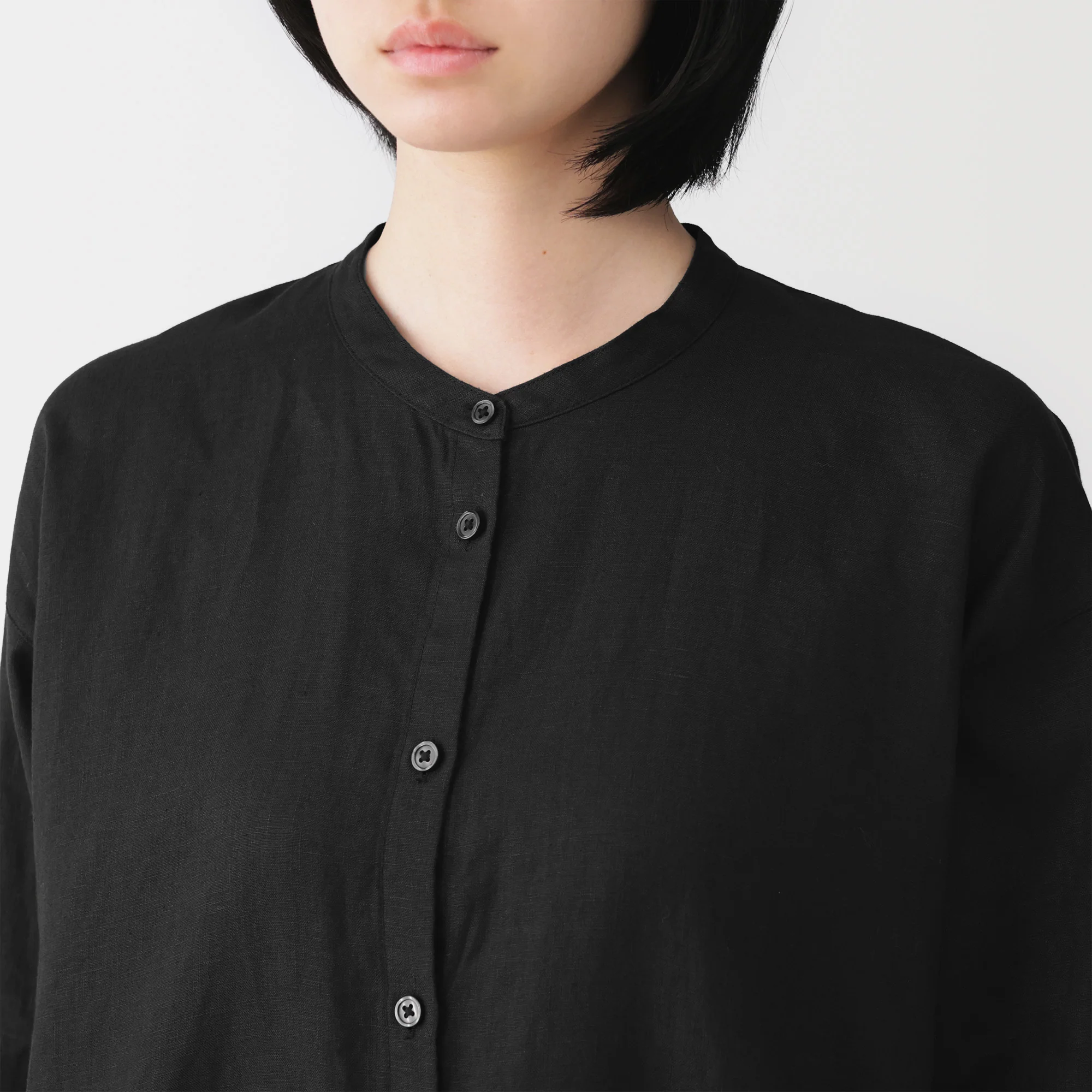 Linen Shirt Dress - Image 23