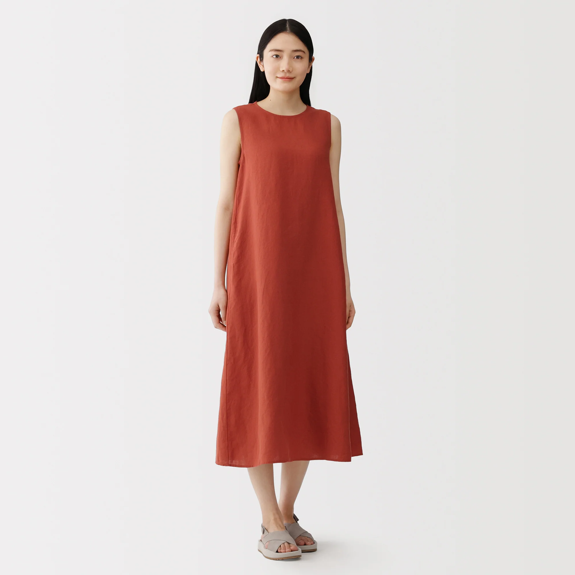 Linen Sleeveless Dress