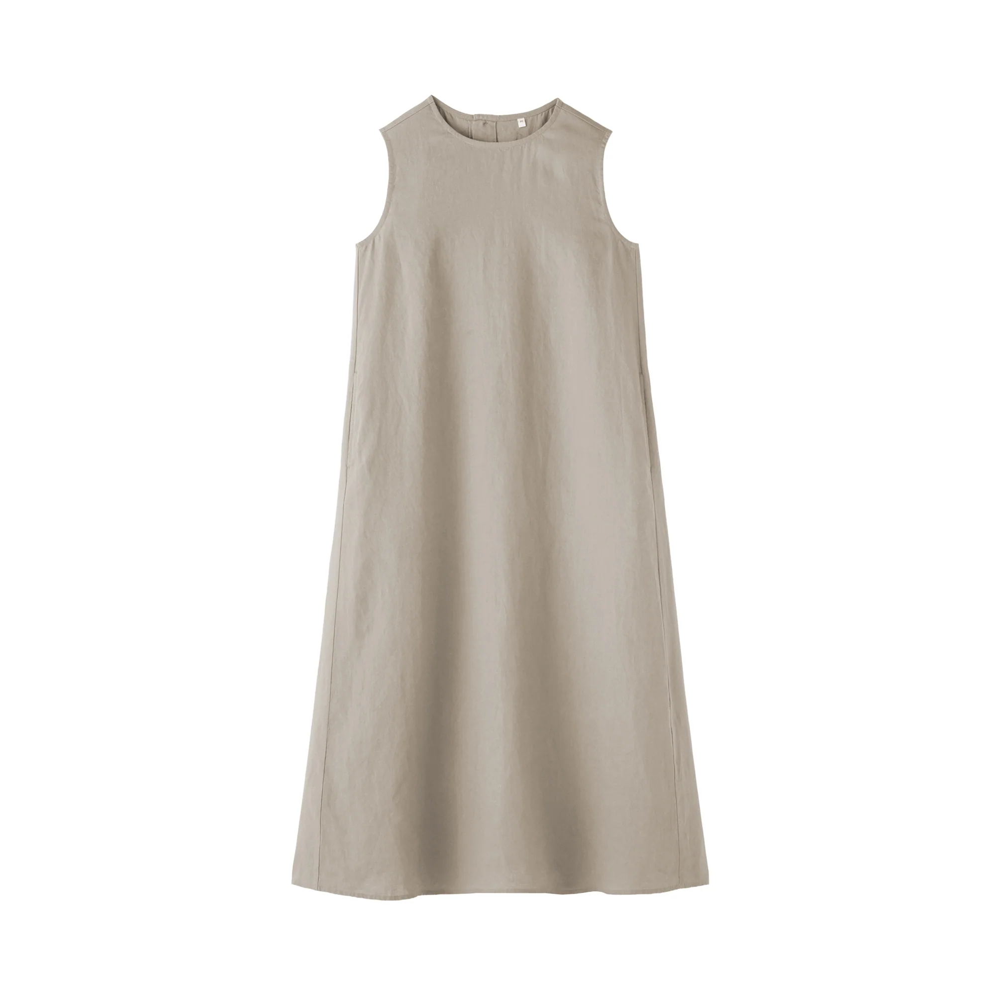 Linen Sleeveless Dress - Image 11