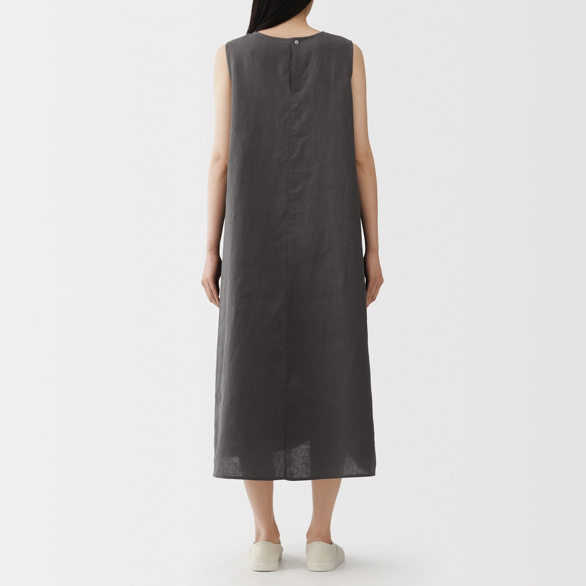 Linen Sleeveless Dress - Image 22