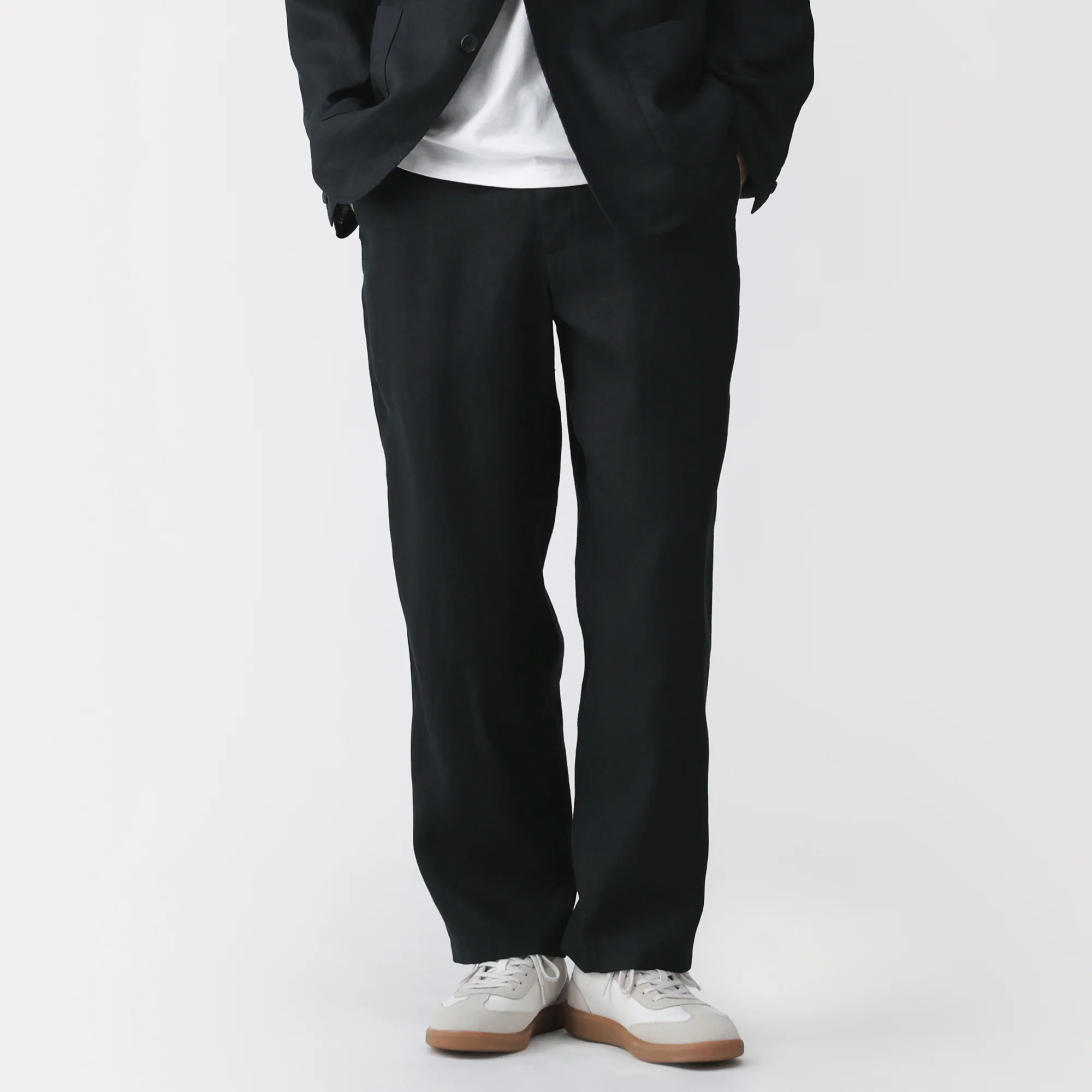 Linen Tapered Pants - Image 12
