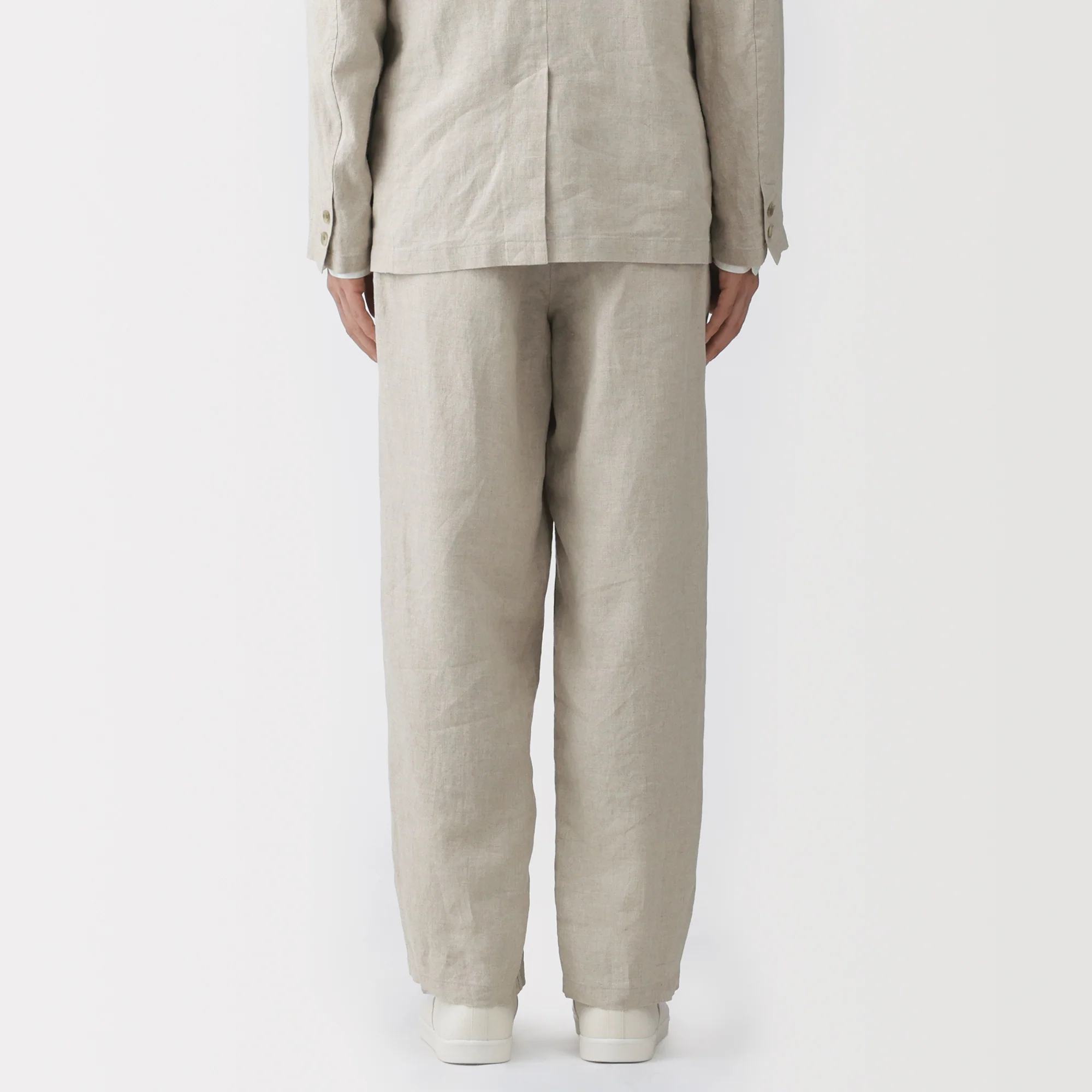 Linen Tapered Pants - Image 6