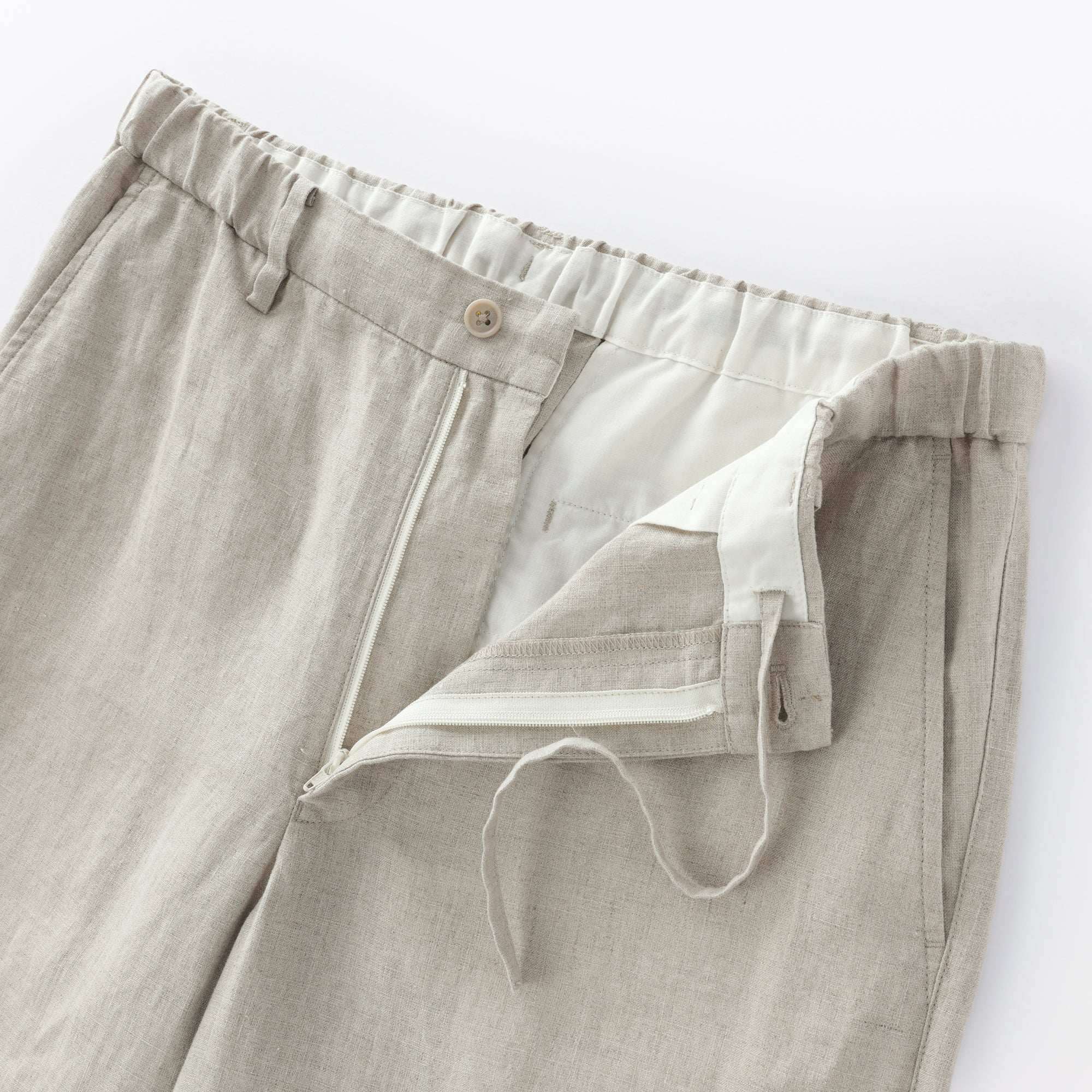 Linen Tapered Pants - Image 9