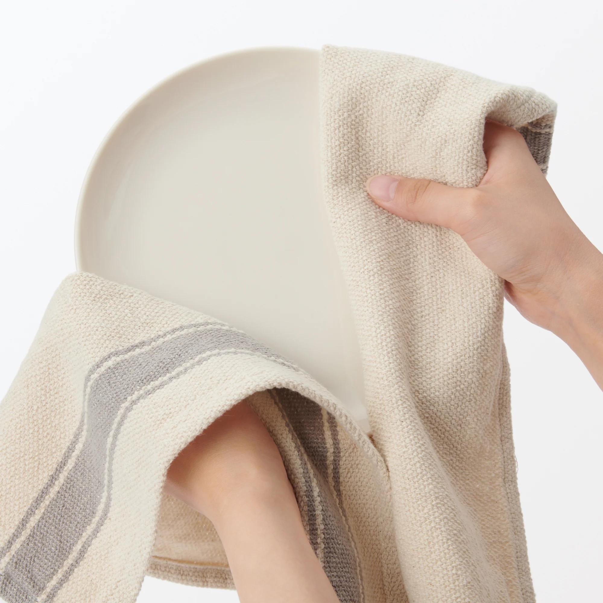 Low-Count Indian Cotton Multipurpose Cloth Striped Ends - Image 5