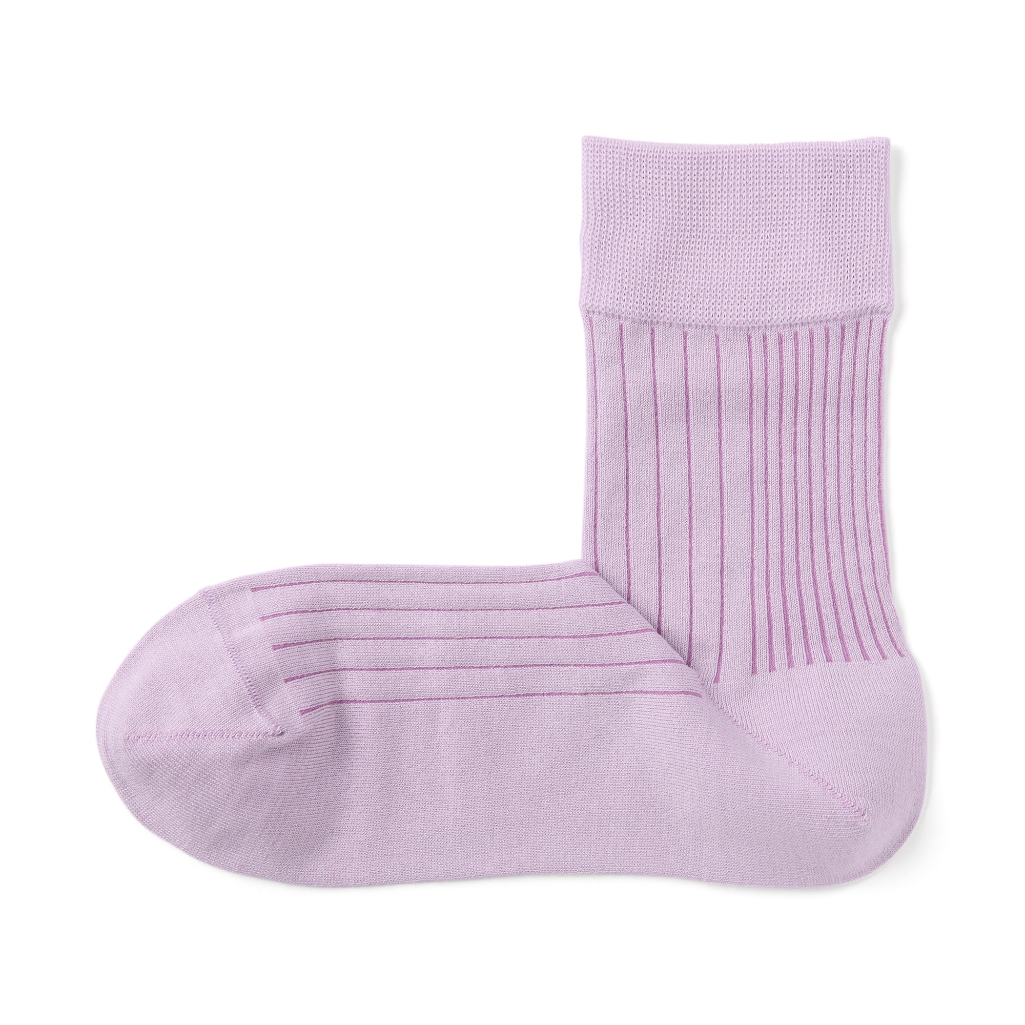 Lustrous Cotton Yarn Short Socks - Image 18