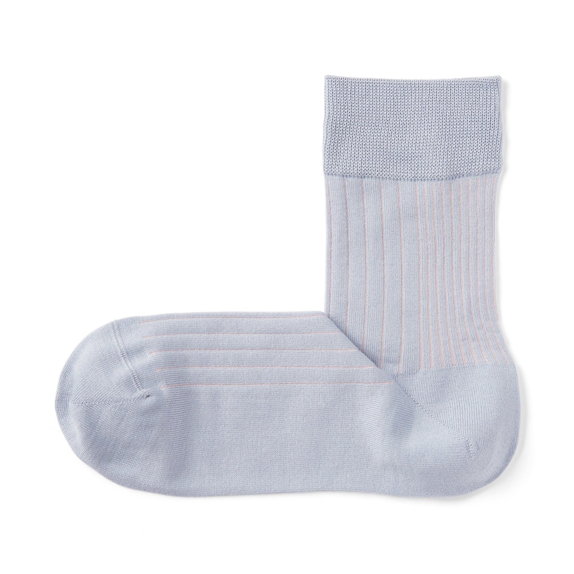 Lustrous Cotton Yarn Short Socks - Image 2