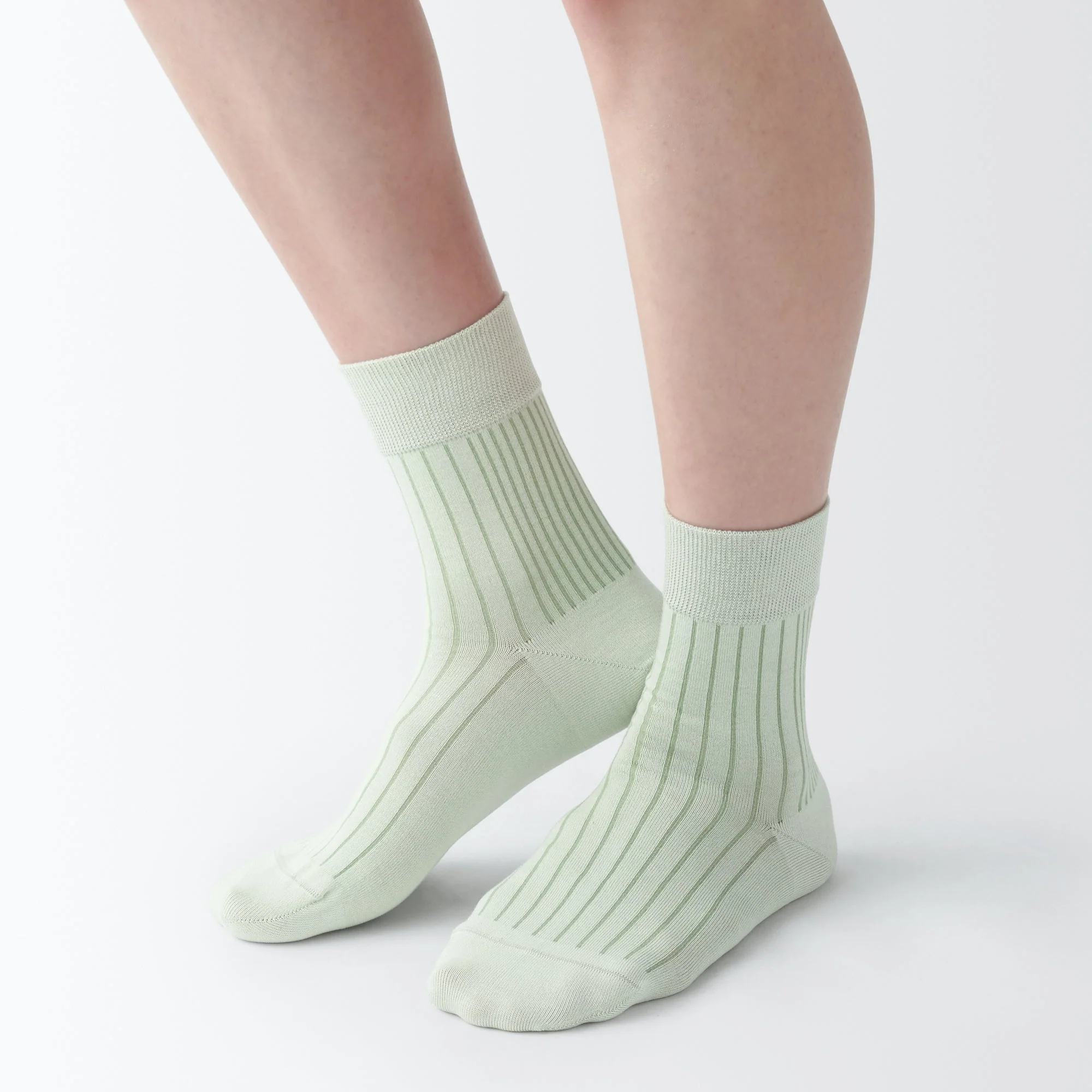 Lustrous Cotton Yarn Short Socks - Image 5
