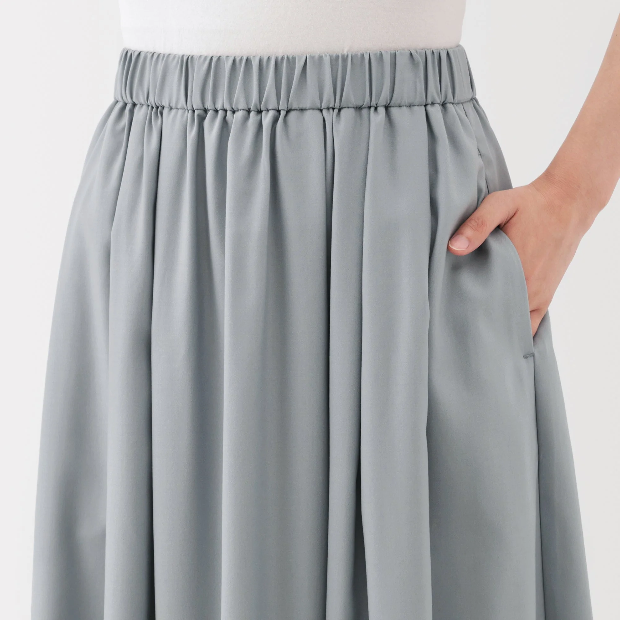 Lyocell Blend Flared Skirt - Image 17