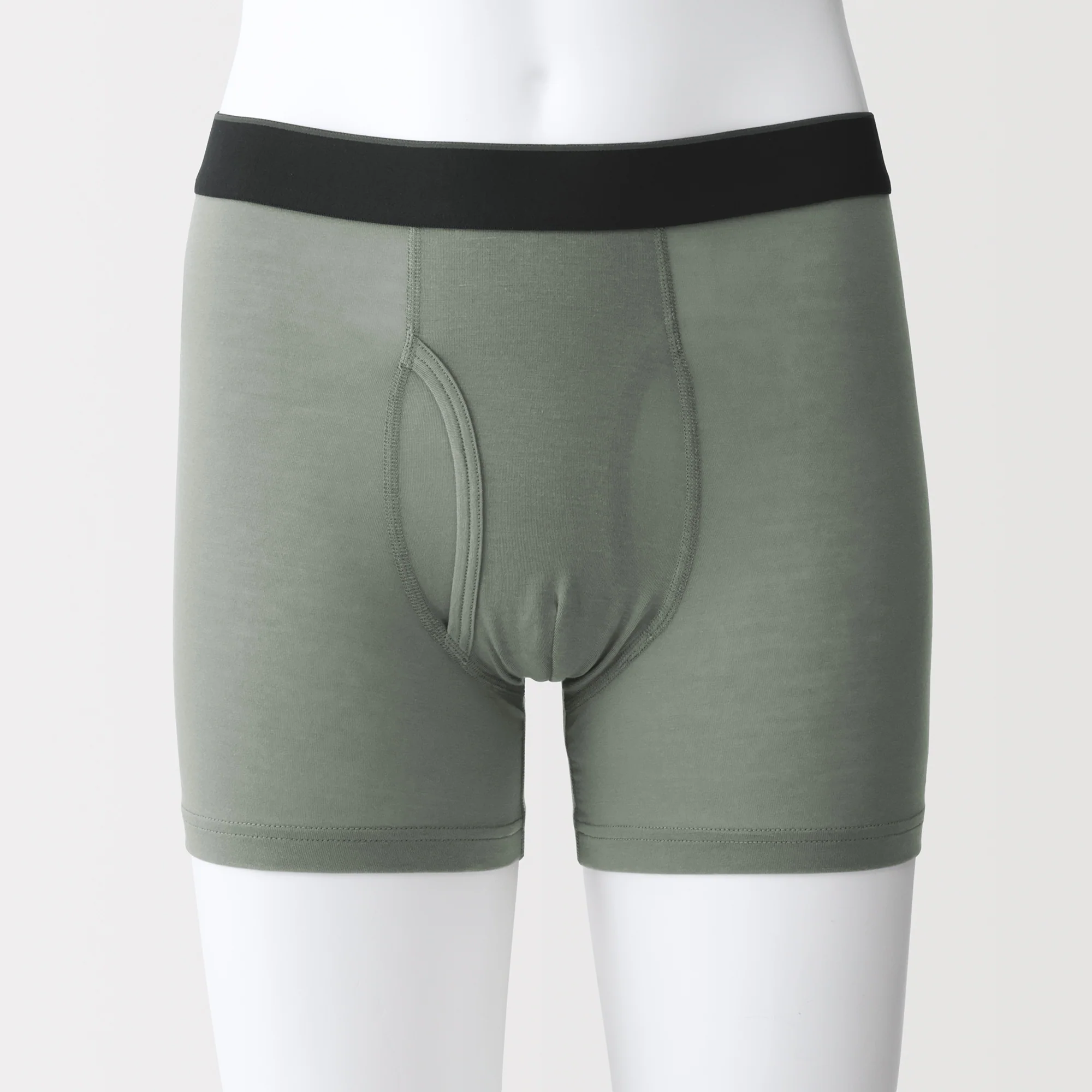Lyocell Blend Front Open Boxer Briefs