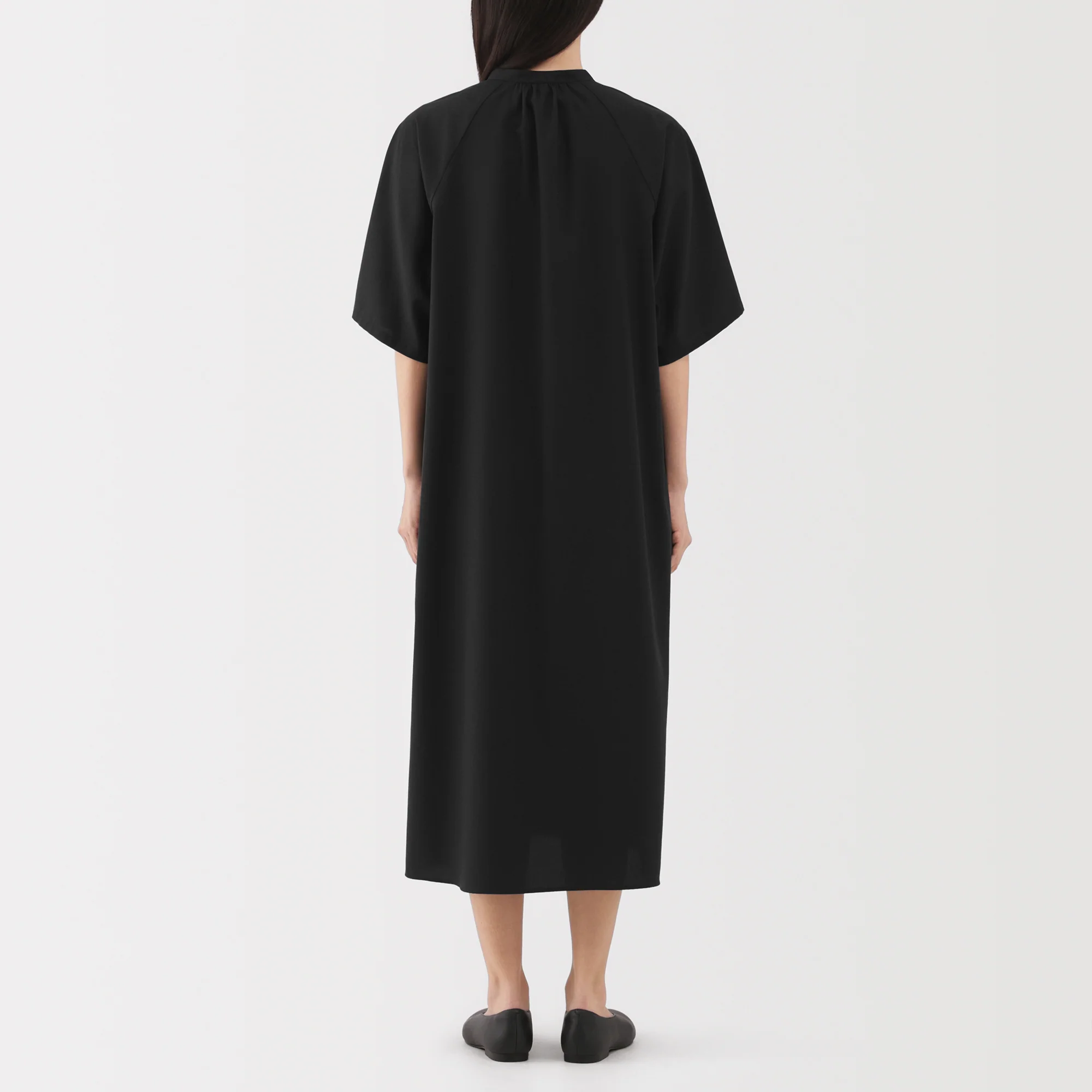 Lyocell Blend Half-Sleeve Dress - Image 22