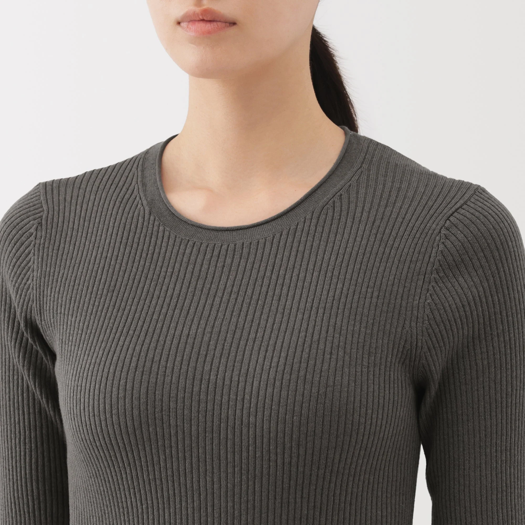 Lyocell Blend Half Sleeve Sweater - Image 7