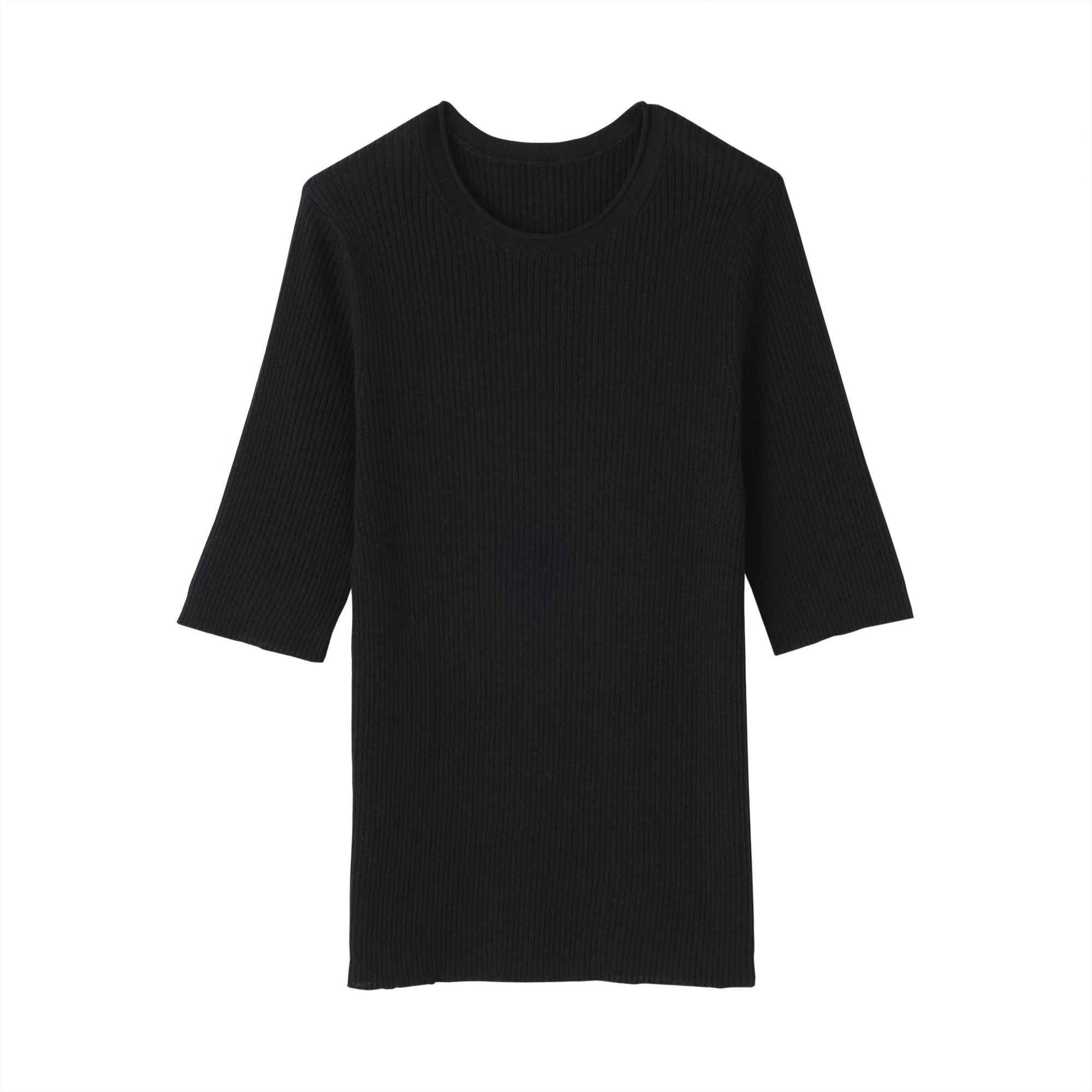 Lyocell Blend Half Sleeve Sweater - Image 9