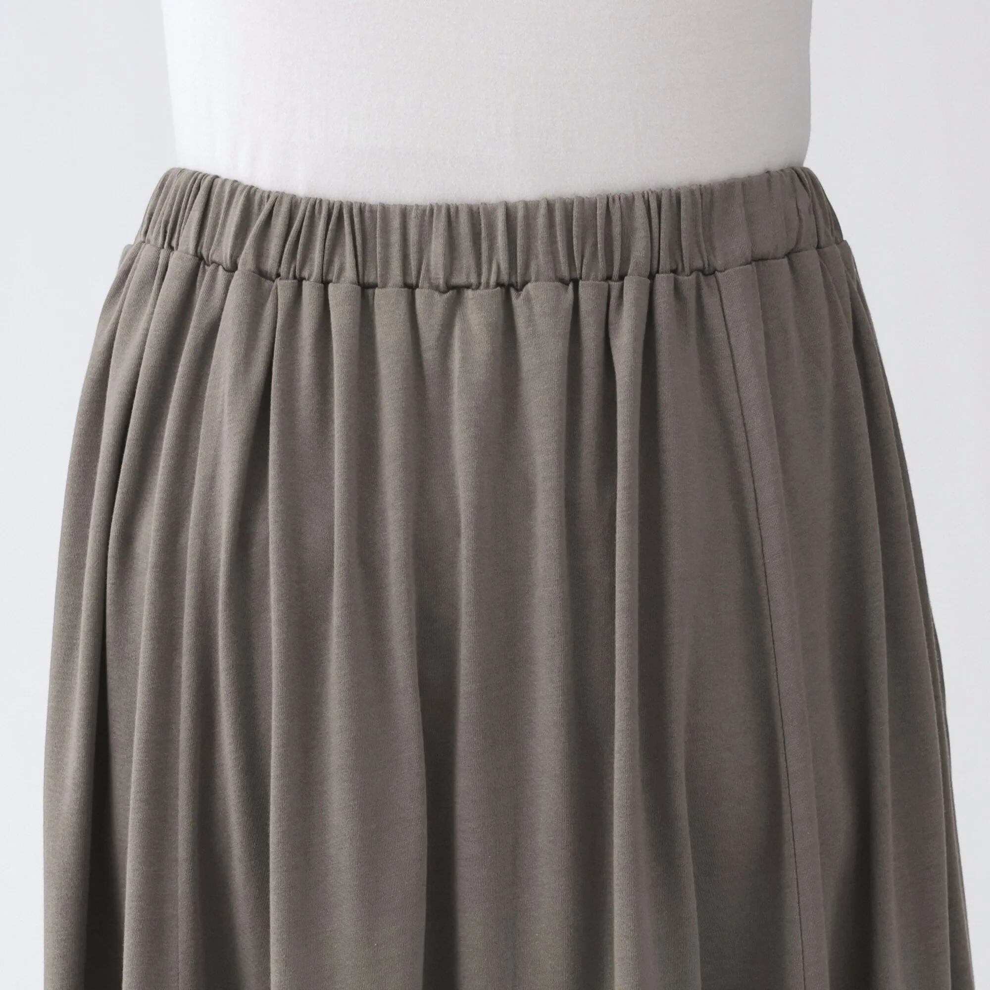 Lyocell Blend Jersey Gathered Skirt - Image 8